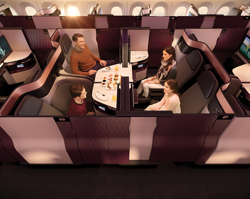 Qatar Airways Unveils New Business Class Experience from June 2017 with QSuite