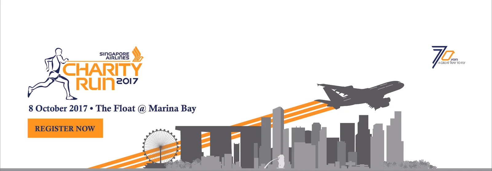 SIA Charity Run 2017 to Raise Funds - Winner gets Free Business Class ticket to any SQ/MI Destination!