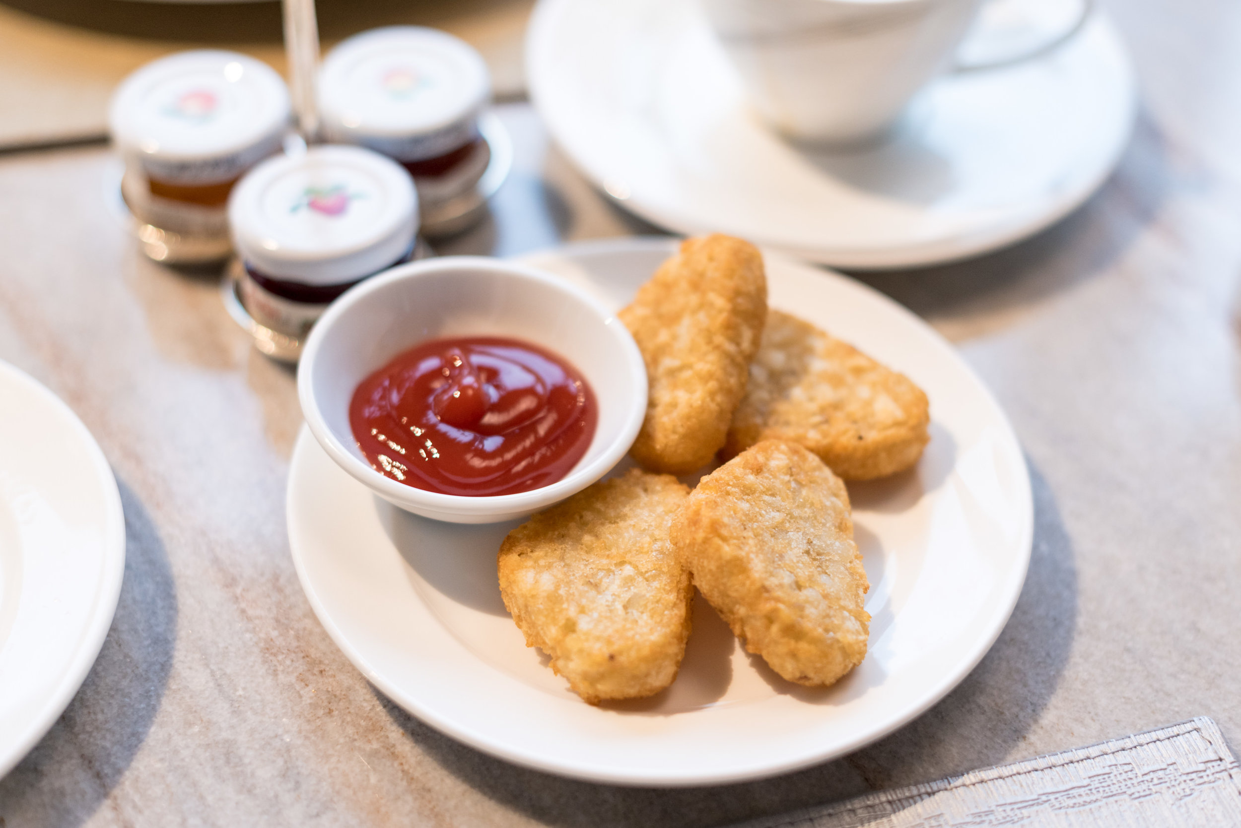 Crispy Hash Browns Horizon Club Lounge - Shangri-La's Far Eastern Plaza Hotel, Taipei