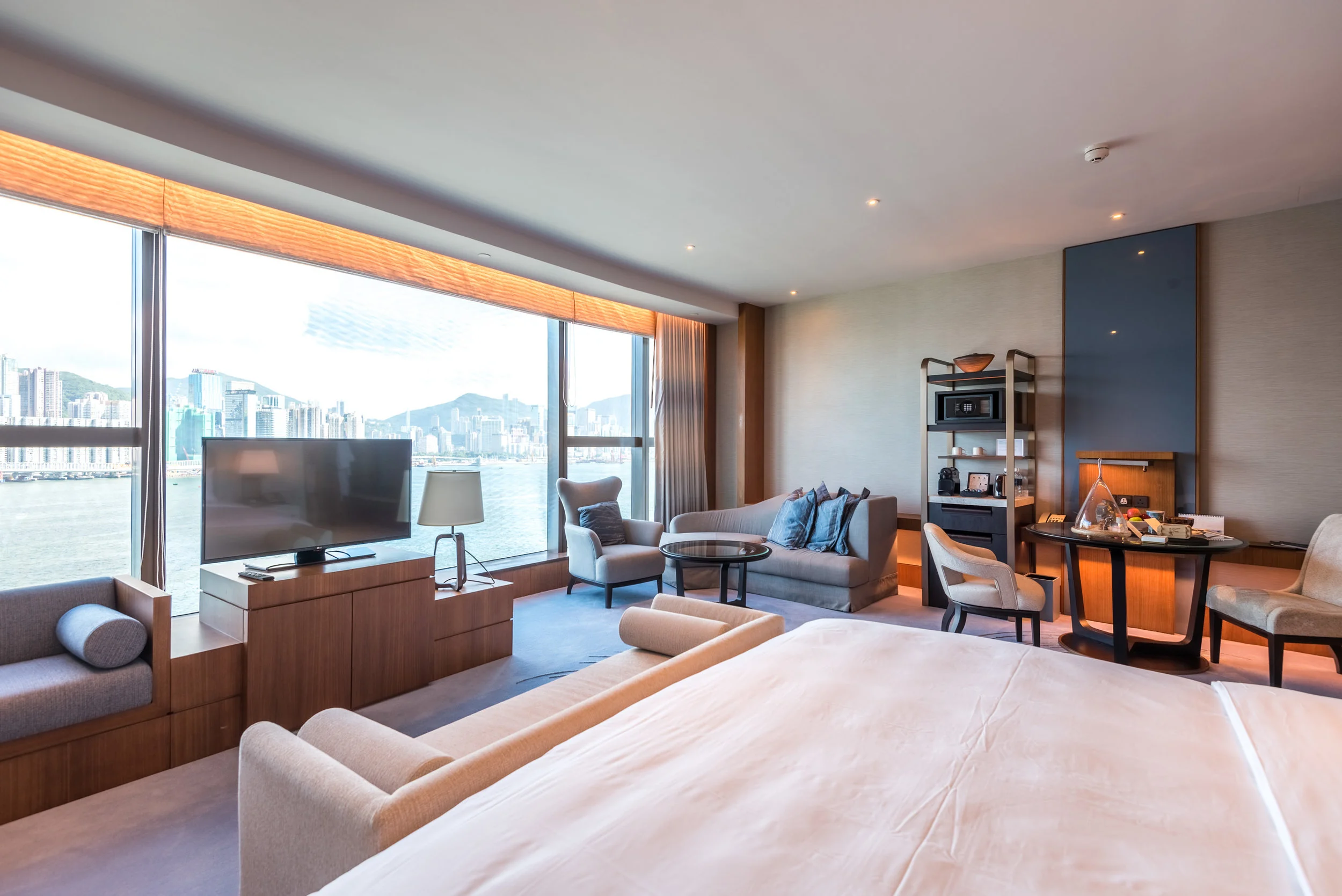 Hotel Review: Kerry Hotel, Hong Kong (Club Premier Sea View Room) - Views of Victoria Harbour