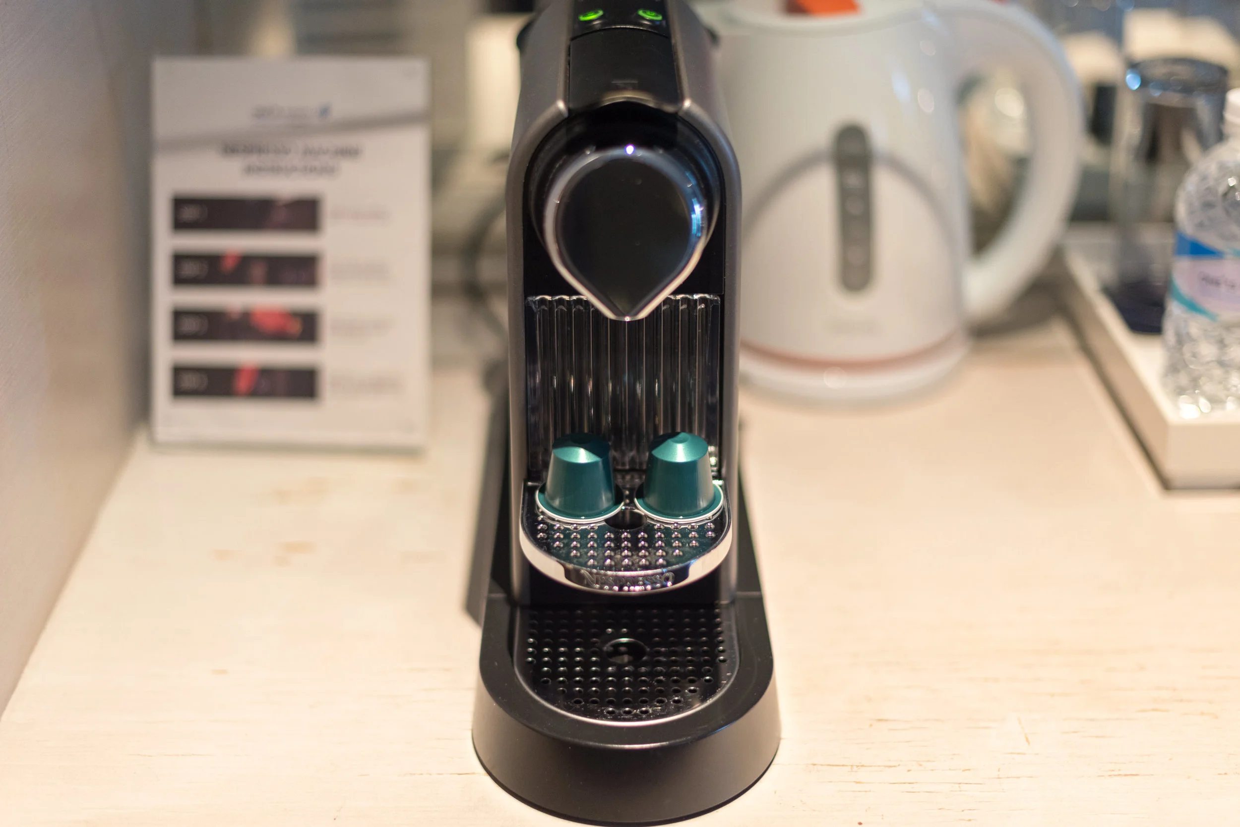 Nespresso Coffee Machine Marina View Room - ONE°15 Marina Club
