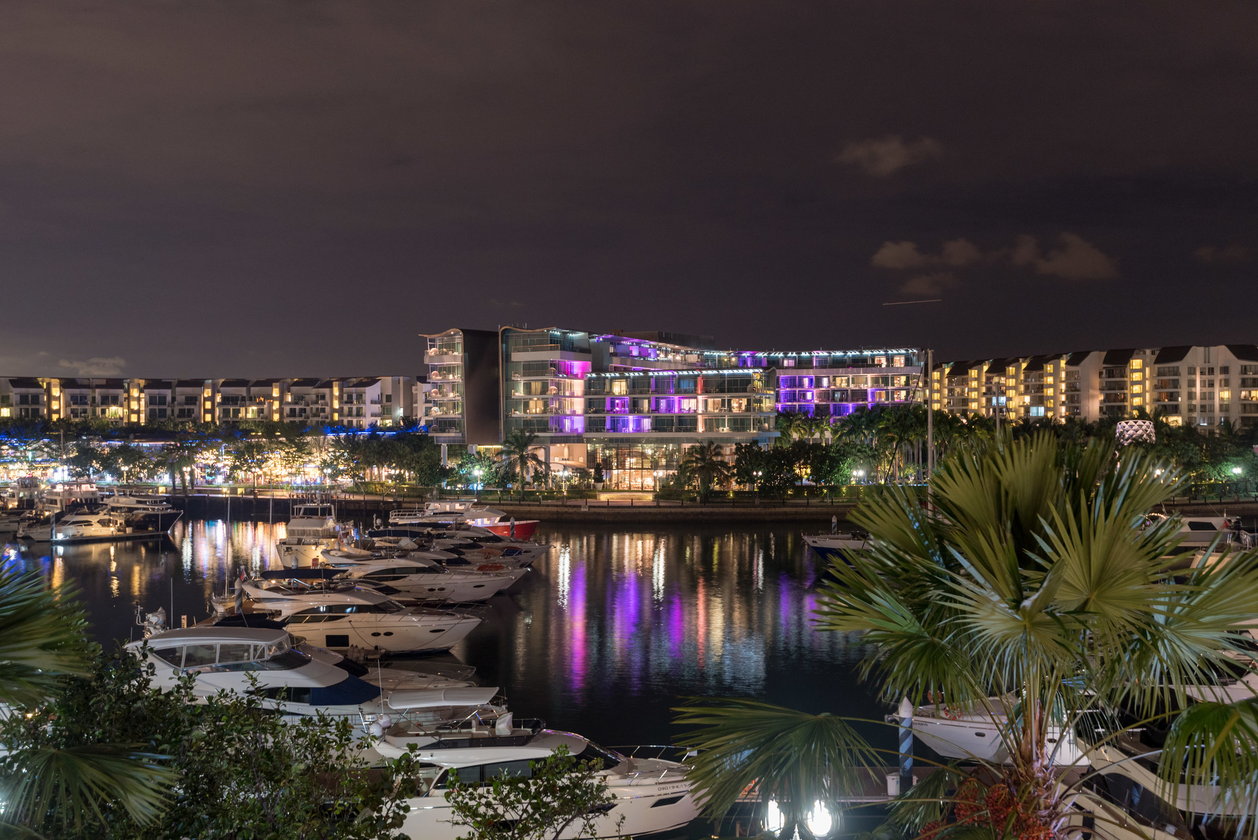 Night View from Balcony Marina View Room - ONE°15 Marina Club