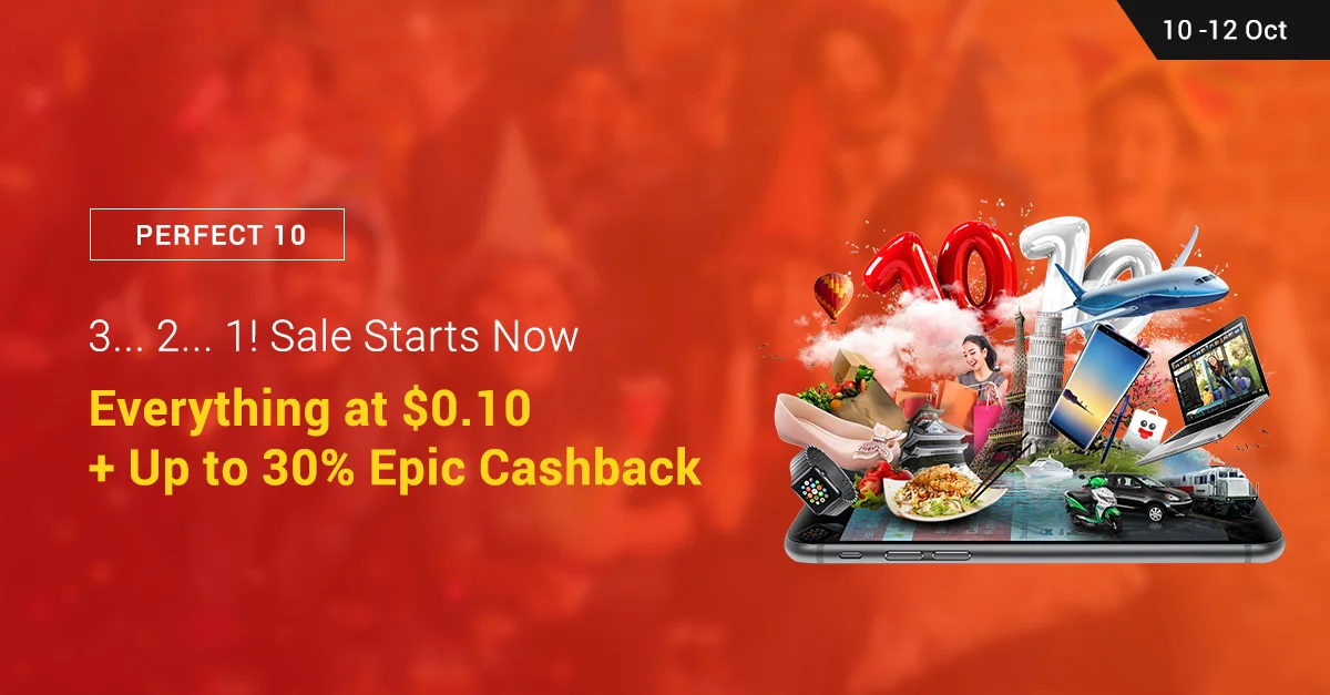 ShopBack 10.10 Upsized Cashback (10-12 October 2017 Only!) - up to 10% Cashback on Hotel Stays!