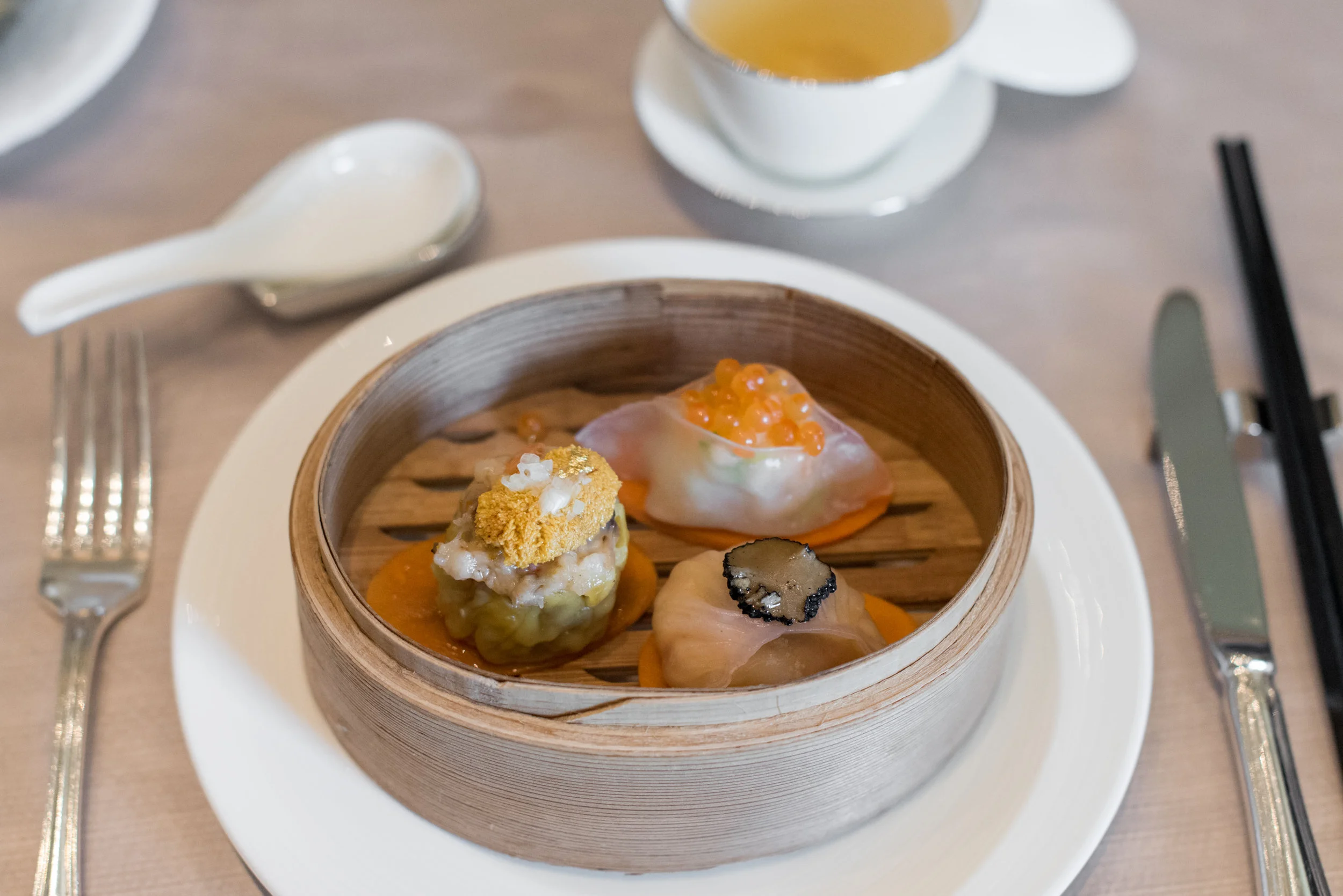 Trio Contemporary Dim Sum Gourmet Dim Sum Treasures - Jade (The Fullerton Hotel Singapore)