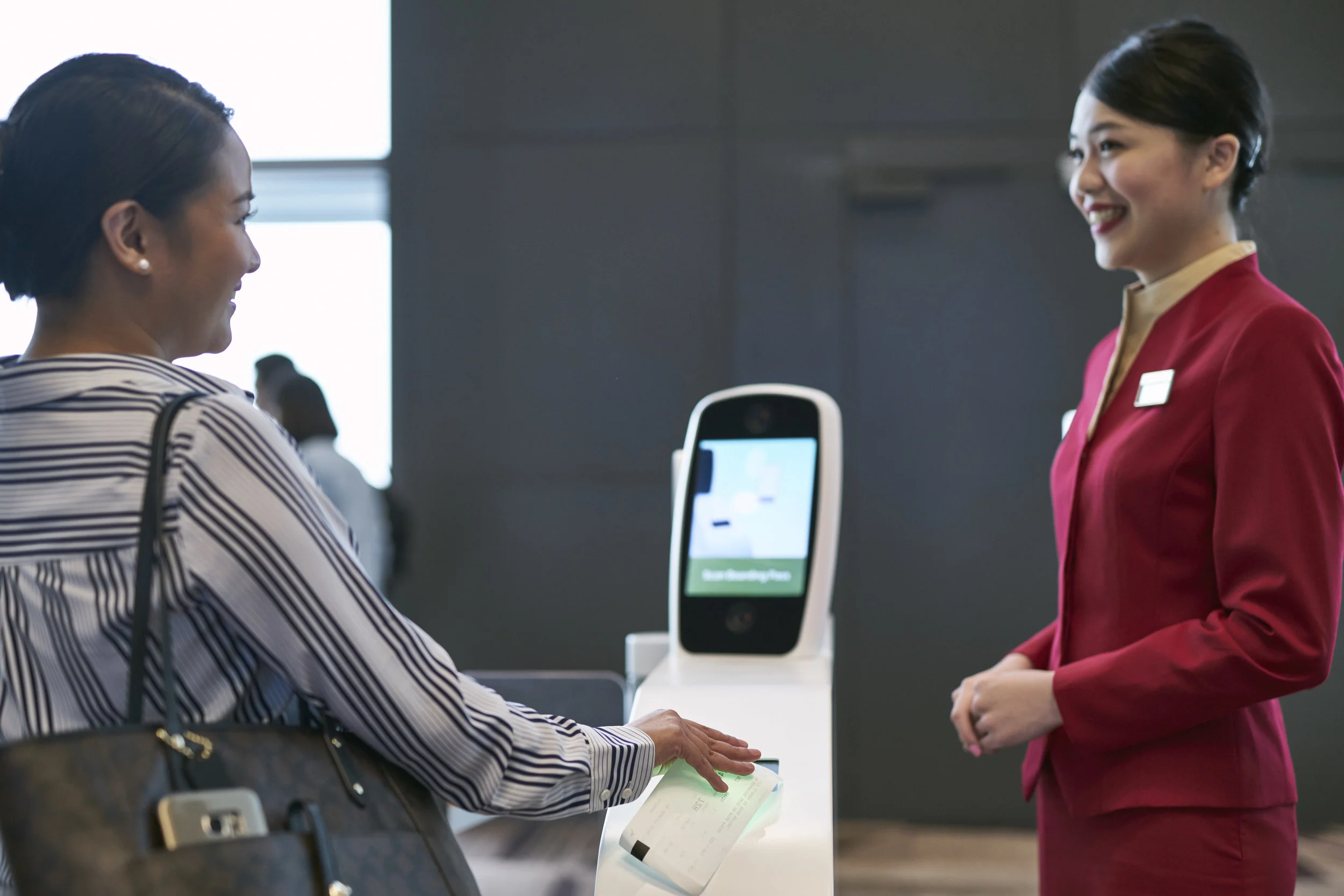 Self Check-in Service | Photo Credit: Cathay Pacific