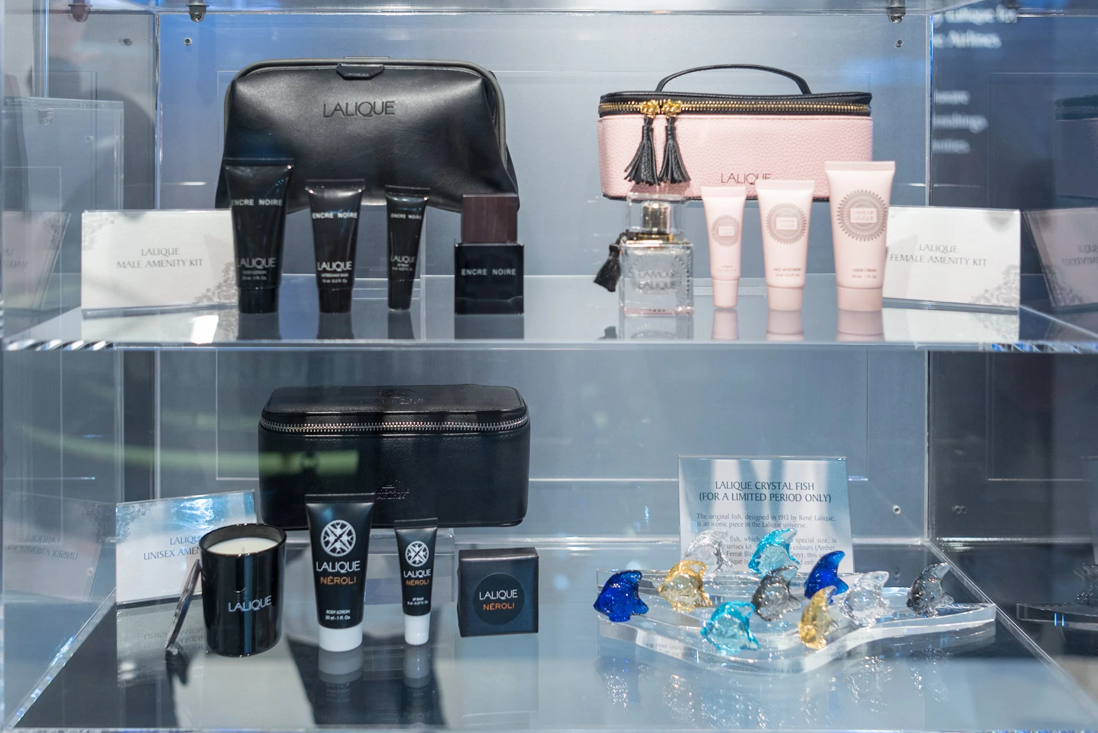 New Lalique Amenity Kits New Suites (2017) Product on Singapore Airlines' A380