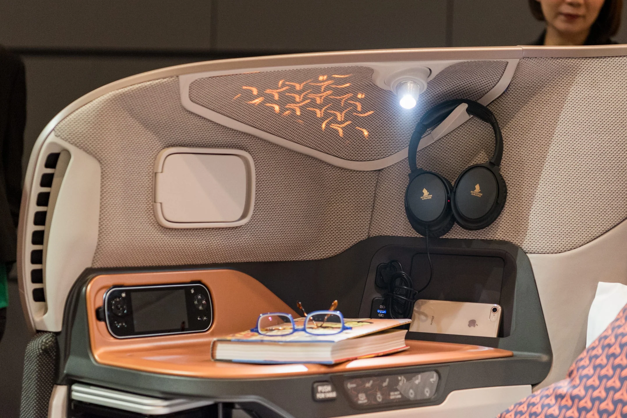 Mood Lighting New Business Class (2017) Product on Singapore Airlines' A380
