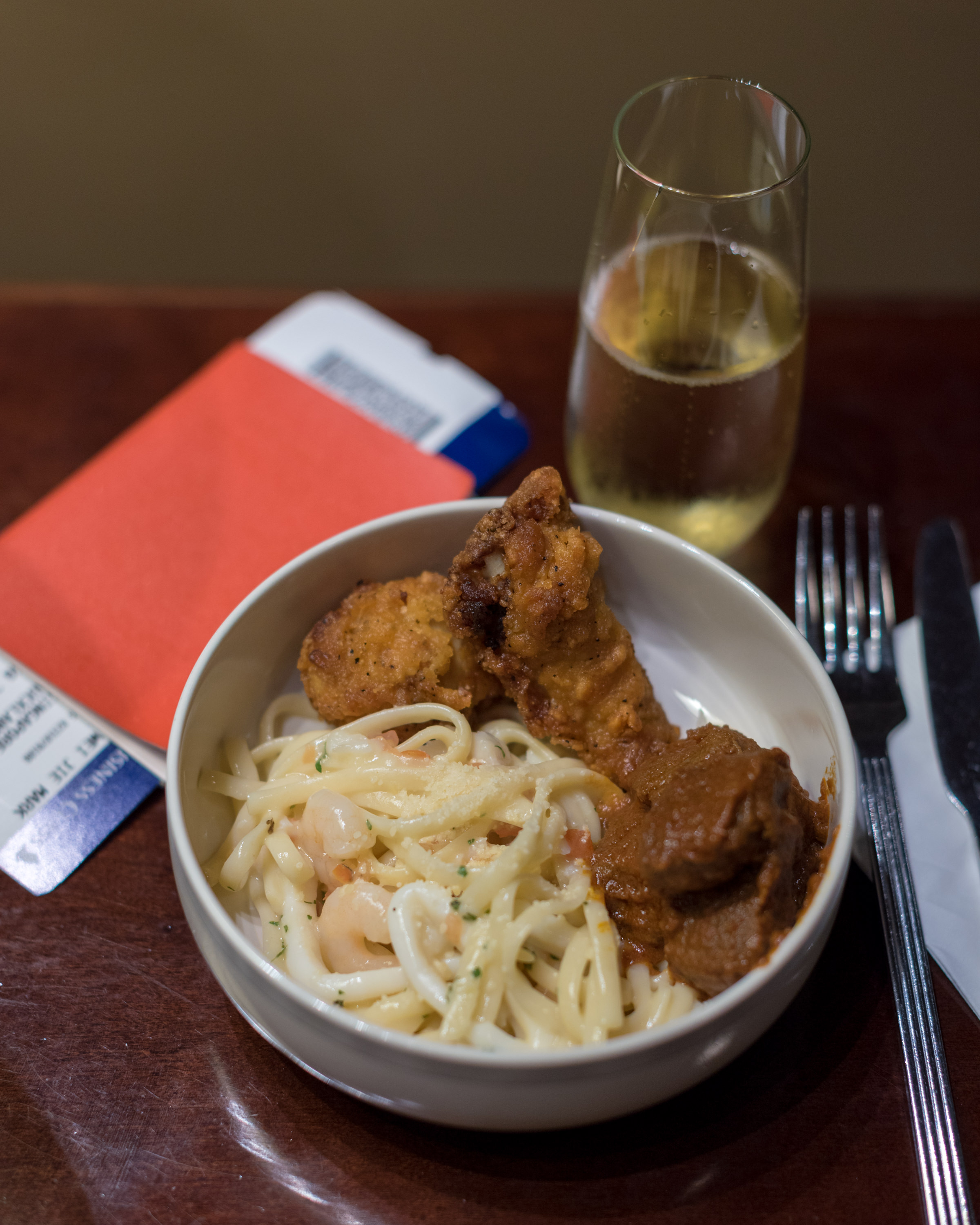 Charles Heidsieck Brut Reserve Champagne and Pasta SilverKris Lounge - Terminal 3, Changi Airport