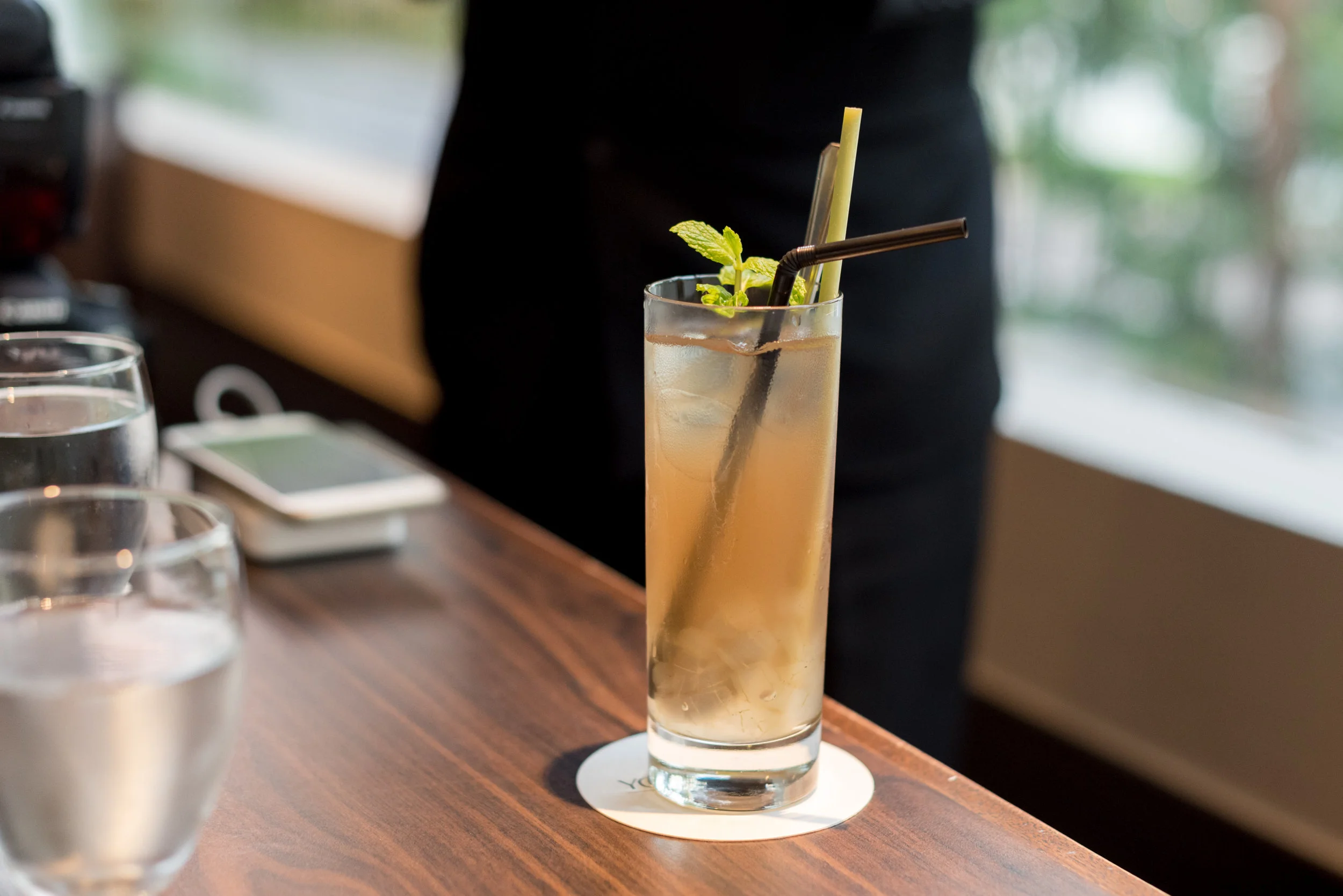 Chilled Lemongrass Drink with Aloe Vera White Rose Café - York Hotel Singapore