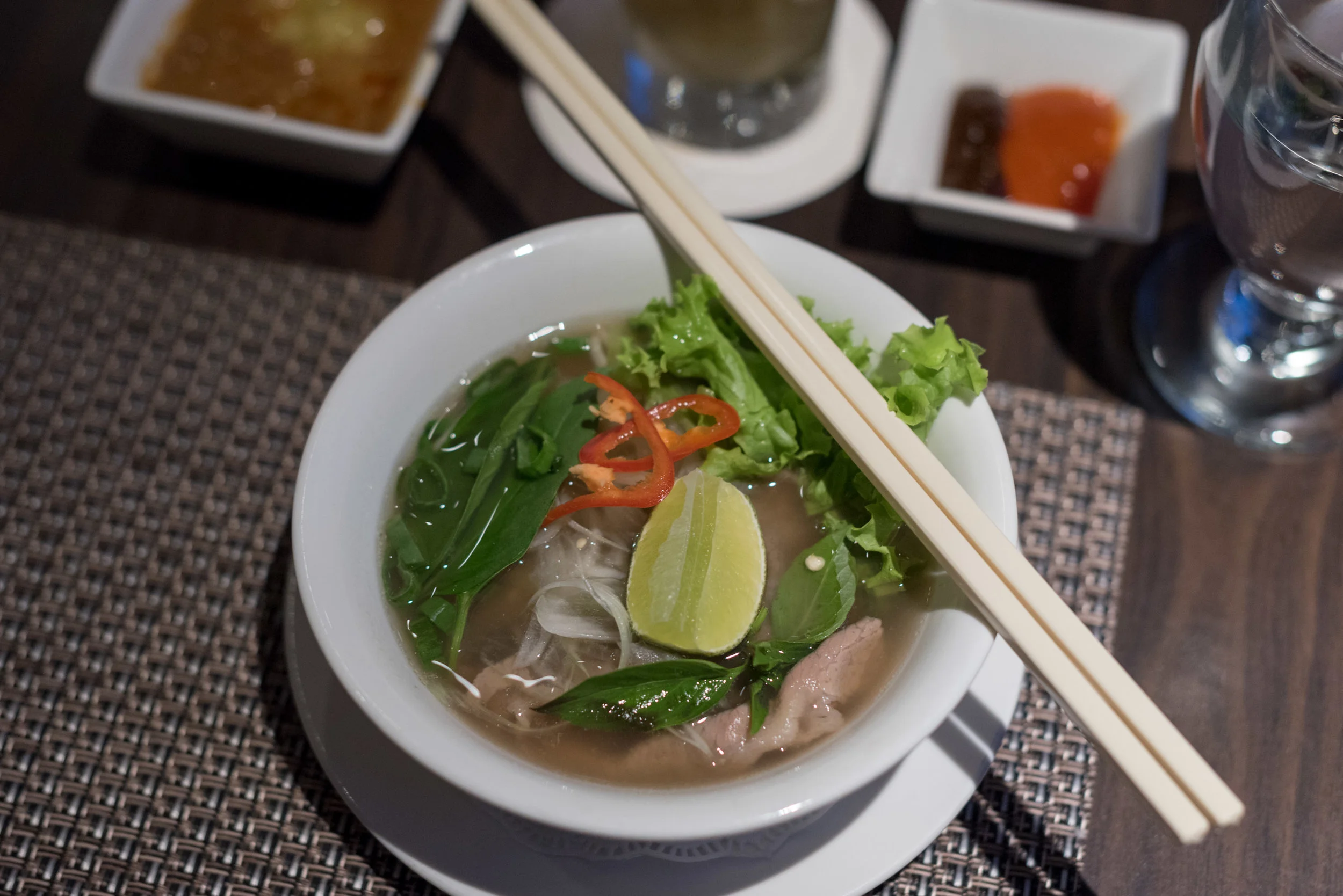 Vietnamese Beef Pho (Tasting Portion) White Rose Café - York Hotel Singapore
