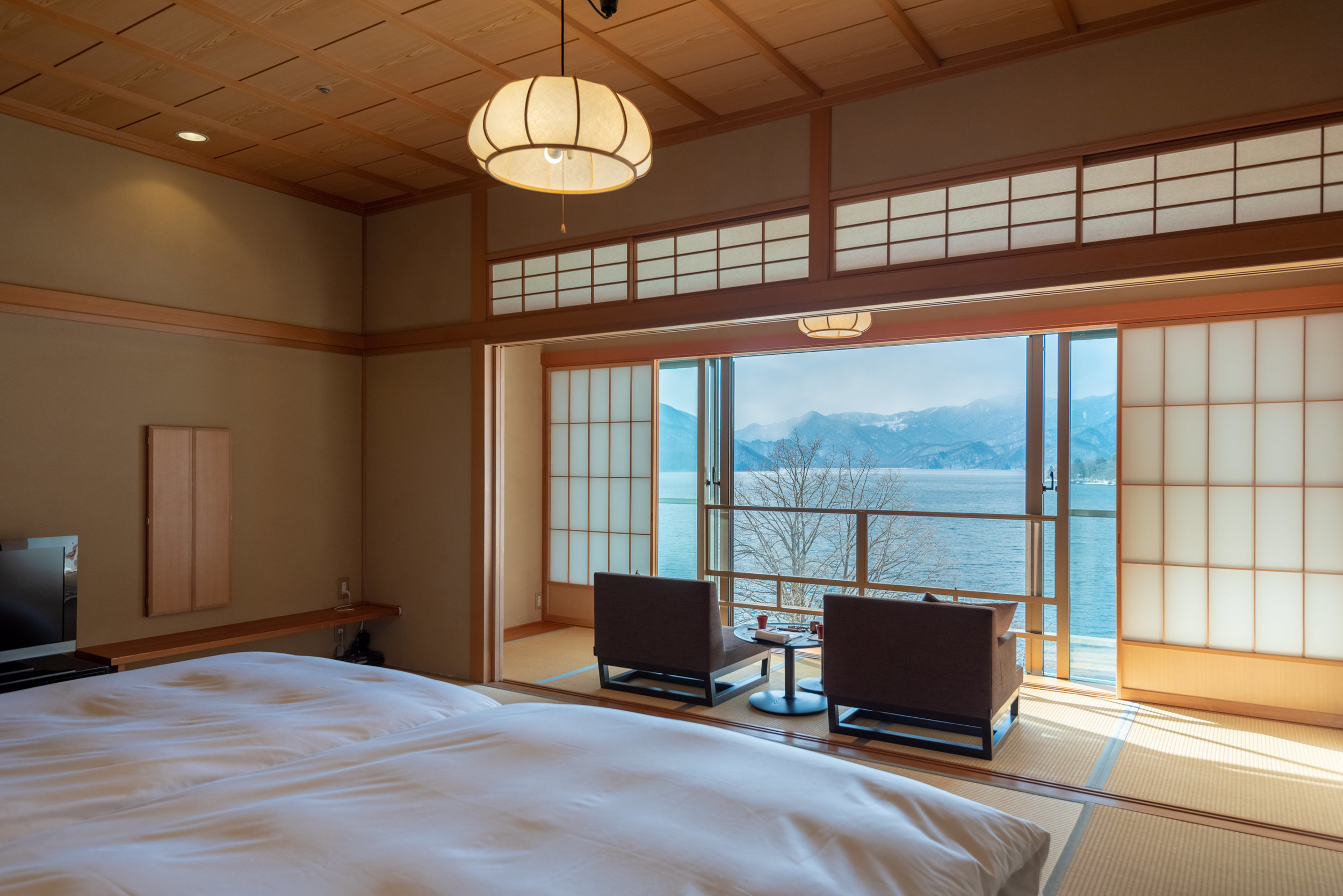 Unobstructed View of Lake Chuzenji Japanese-style Room with Lake View GL2 - Hoshino Resorts KAI Nikko