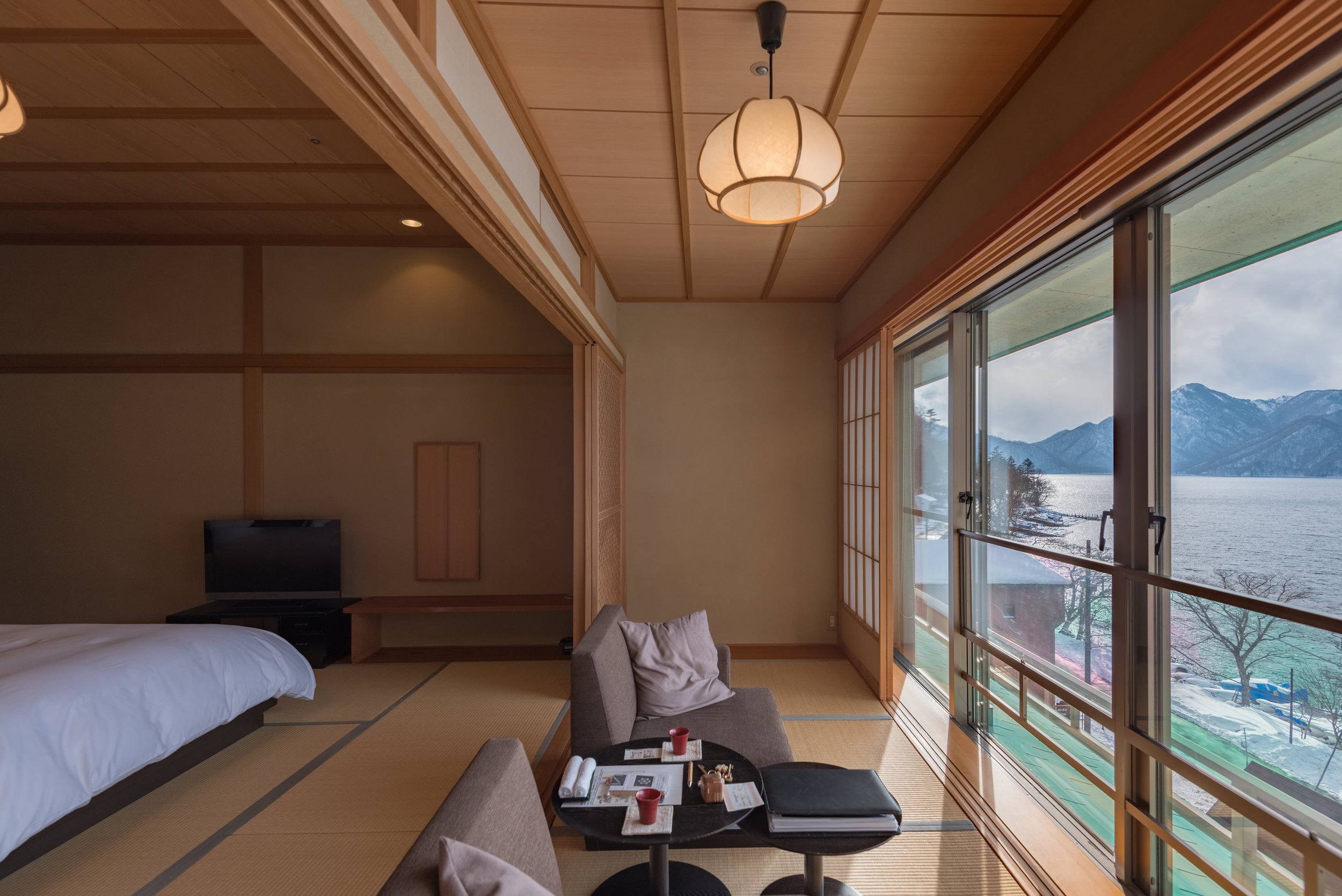 Unobstructed View of Lake Chuzenji Japanese-style Room with Lake View GL2 - Hoshino Resorts KAI Nikko