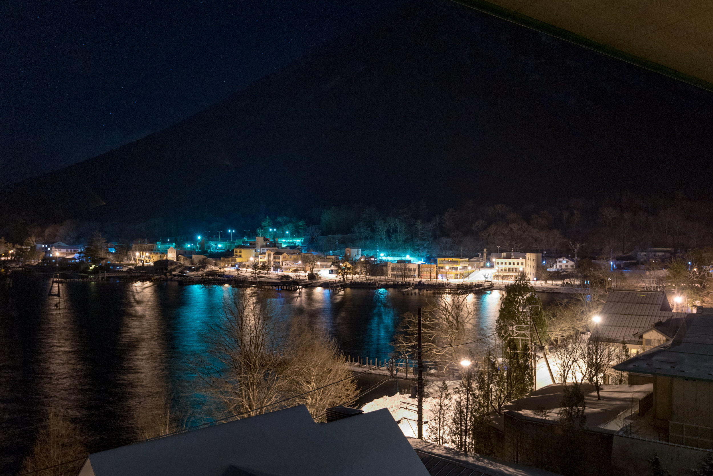 Night View from Room Japanese-style Room with Lake View GL2 - Hoshino Resorts KAI Nikko