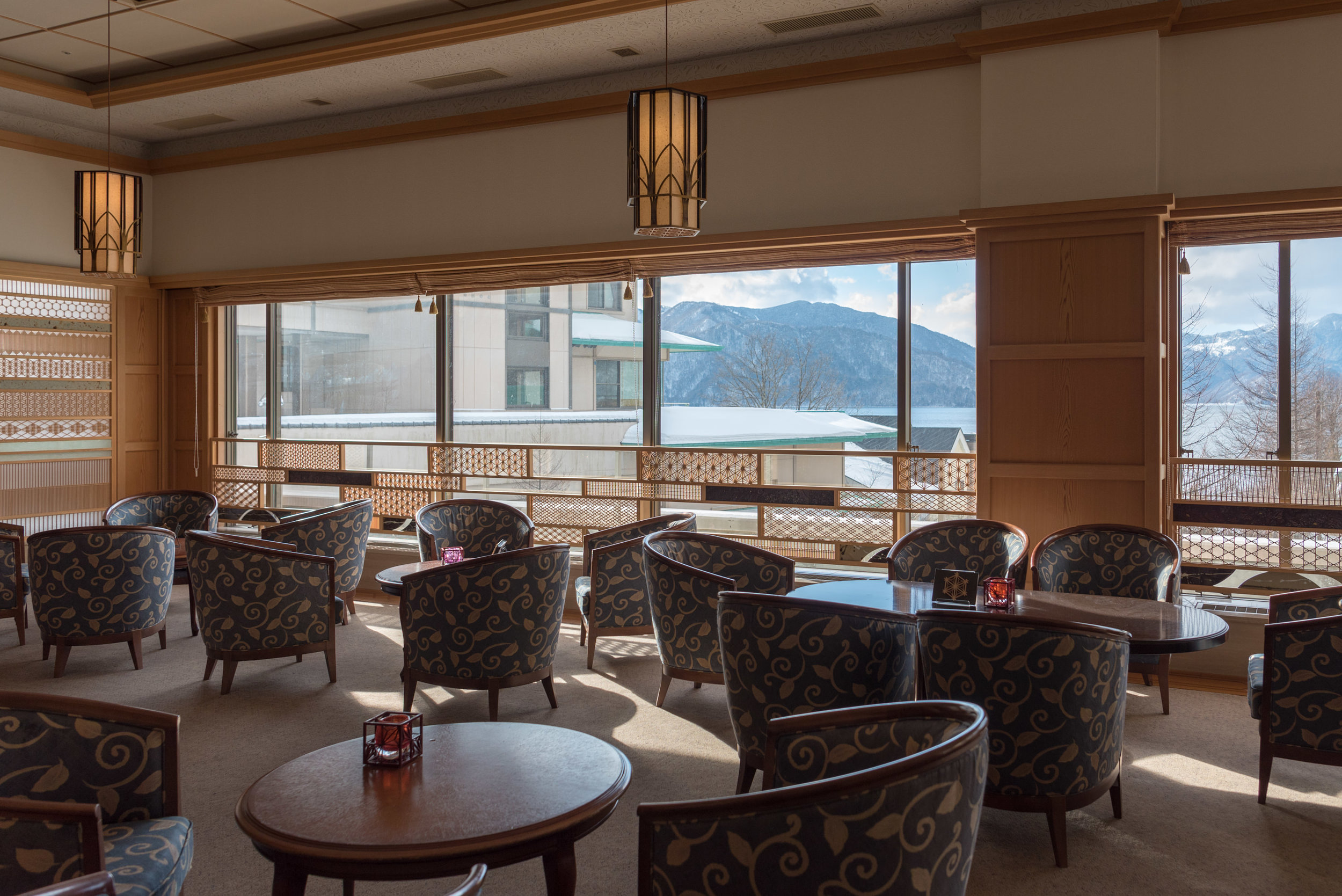Traditional Japanese Living Space (Lounge) Hoshino Resorts KAI Nikko