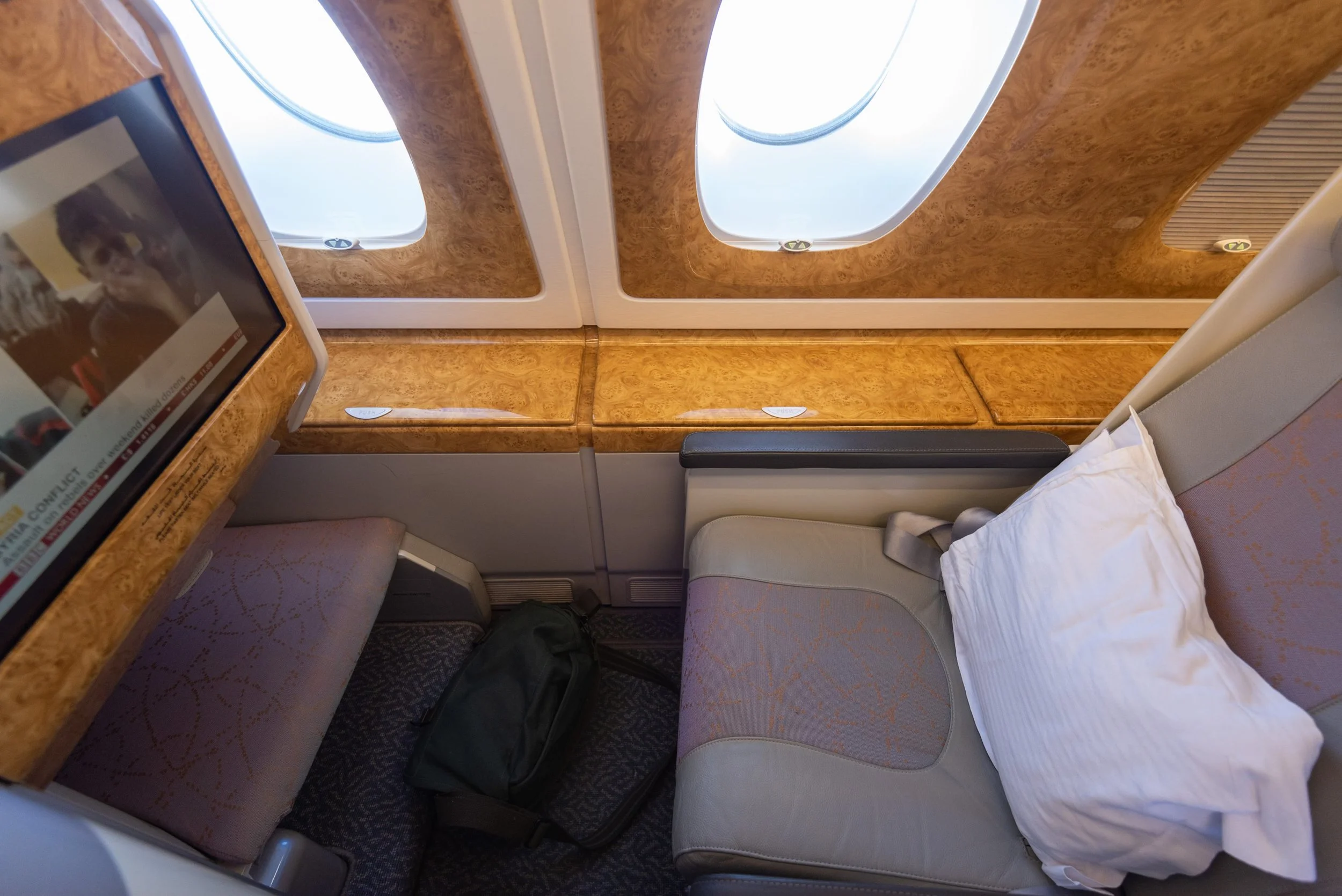 Trip Report: Emirates EK203 Business Class A380-800 - DXB to JFK (Dubai to New York)