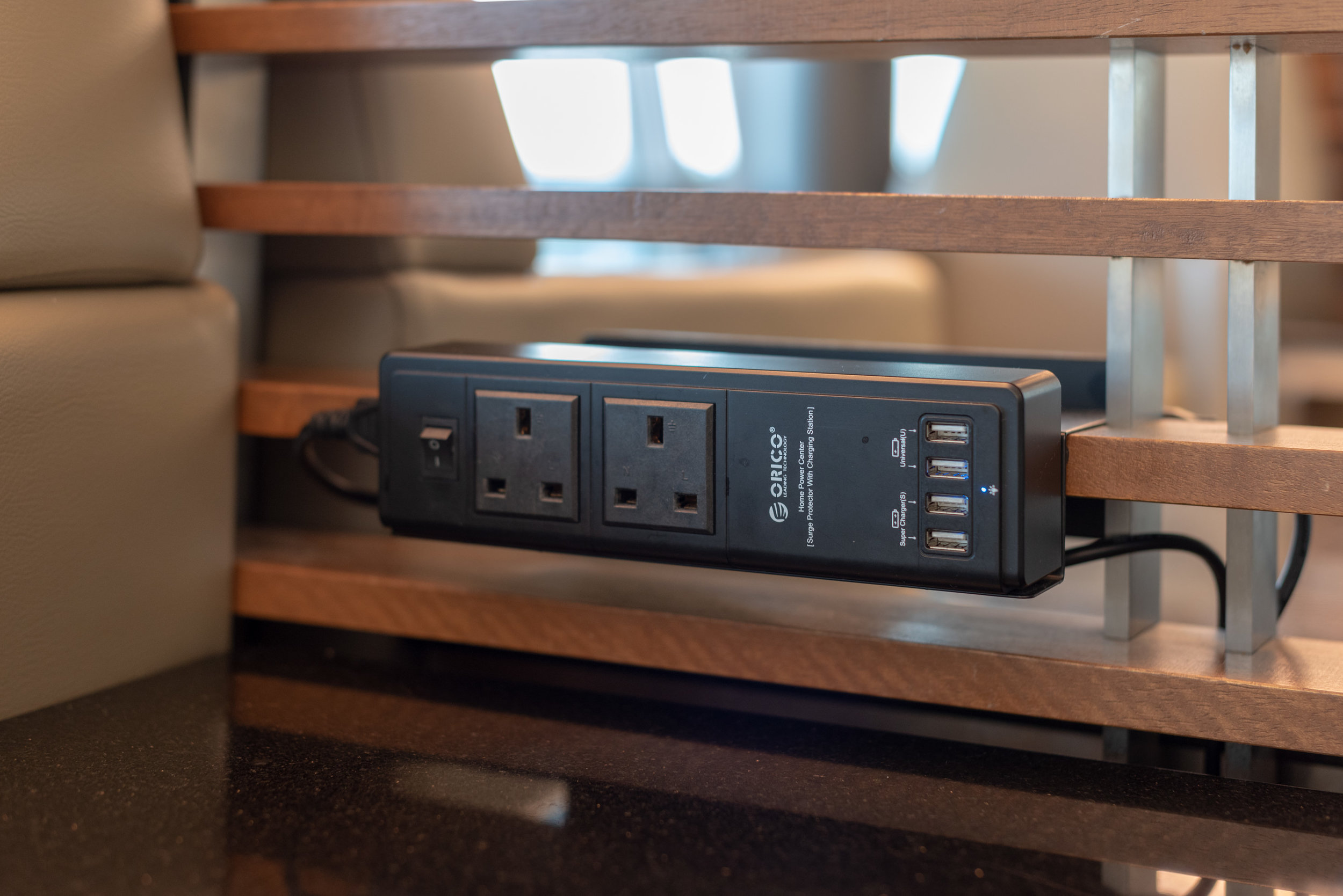USB Charging Ports and Power Outlets Singapore Airlines SilverKris Lounge - Kuala Lumpur International Airport (KLIA)