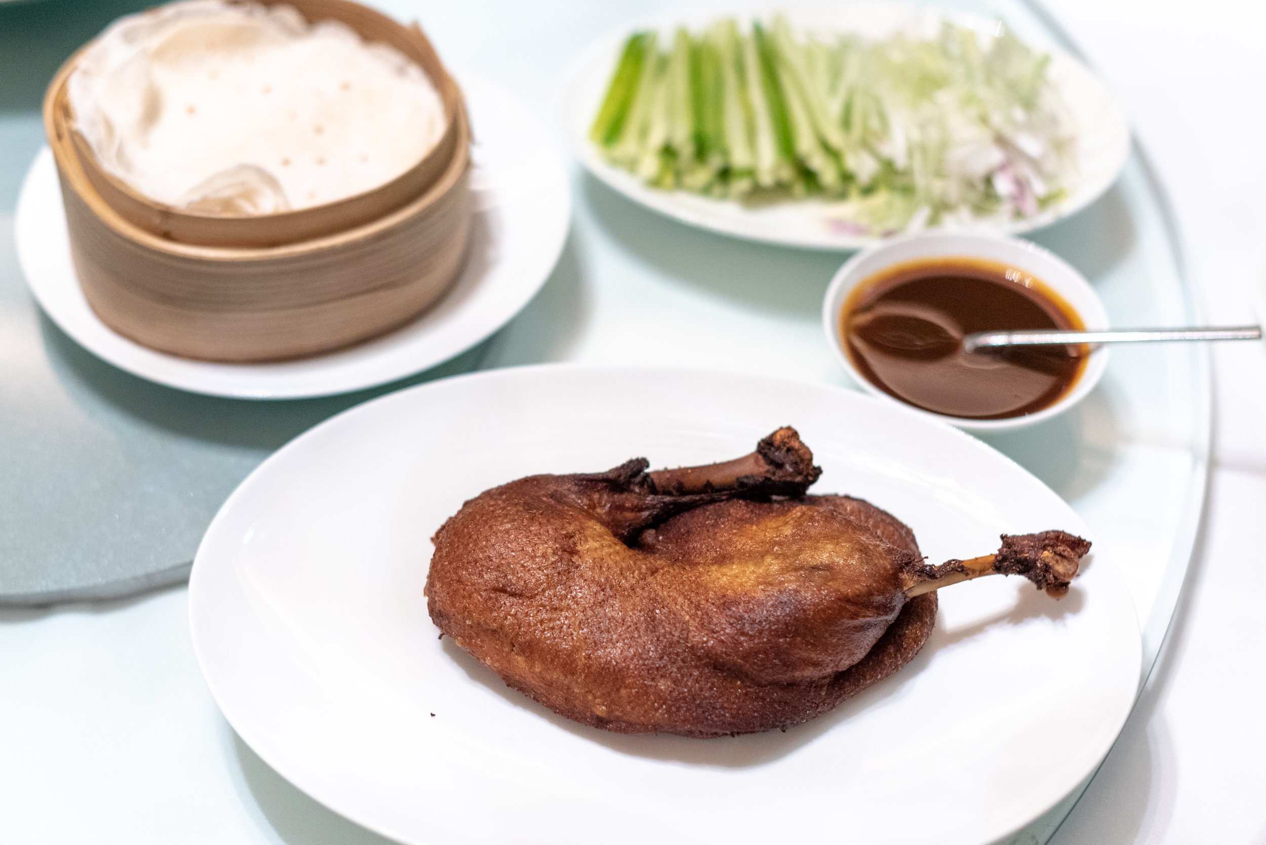 Crispy Aromatic Duck (S$38++) Madame Fan - NCO Club at the JW Marriott Singapore South Beach