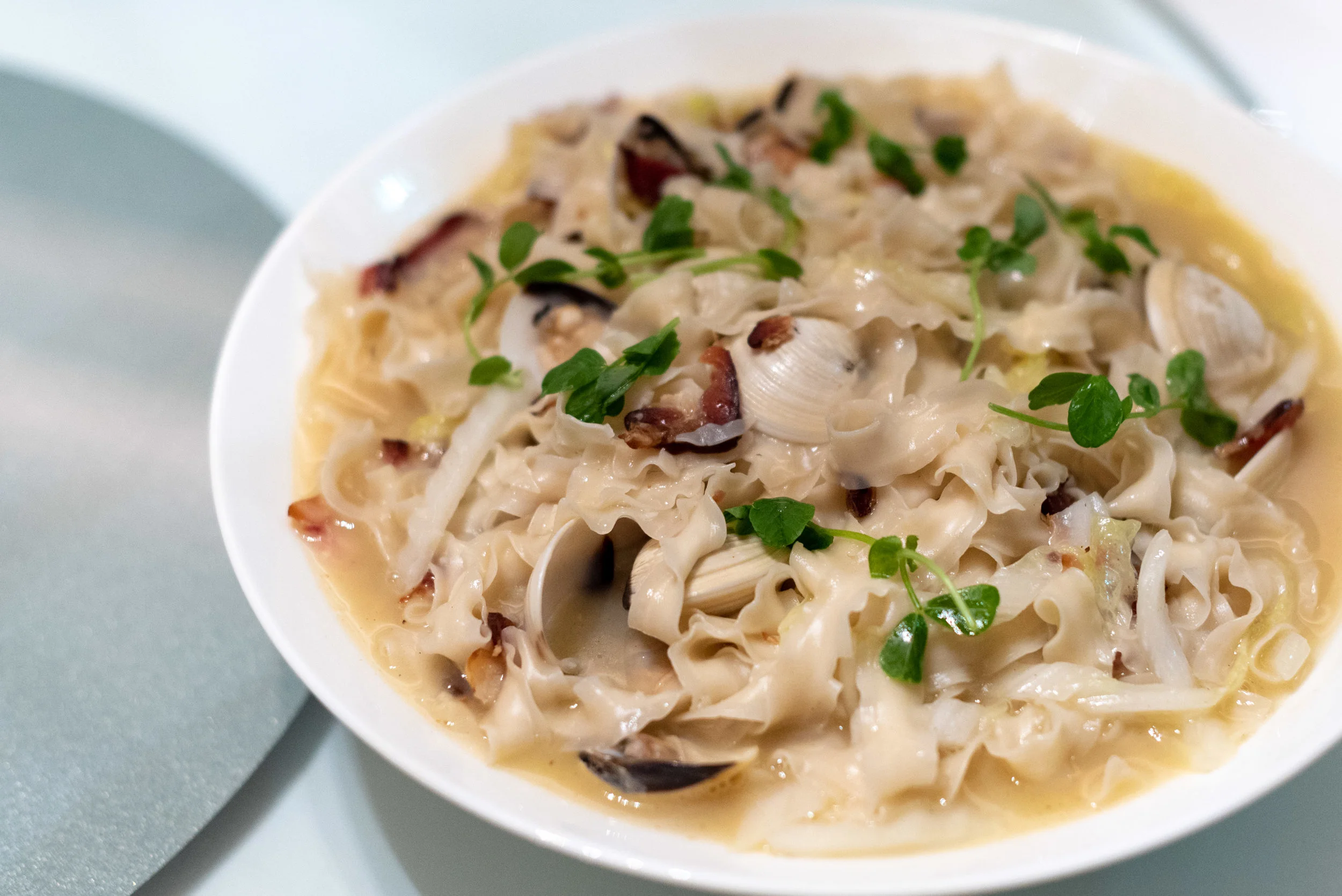 Handcut Taiwan Noodles (S$16++ per portion) Madame Fan - NCO Club at the JW Marriott Singapore South Beach