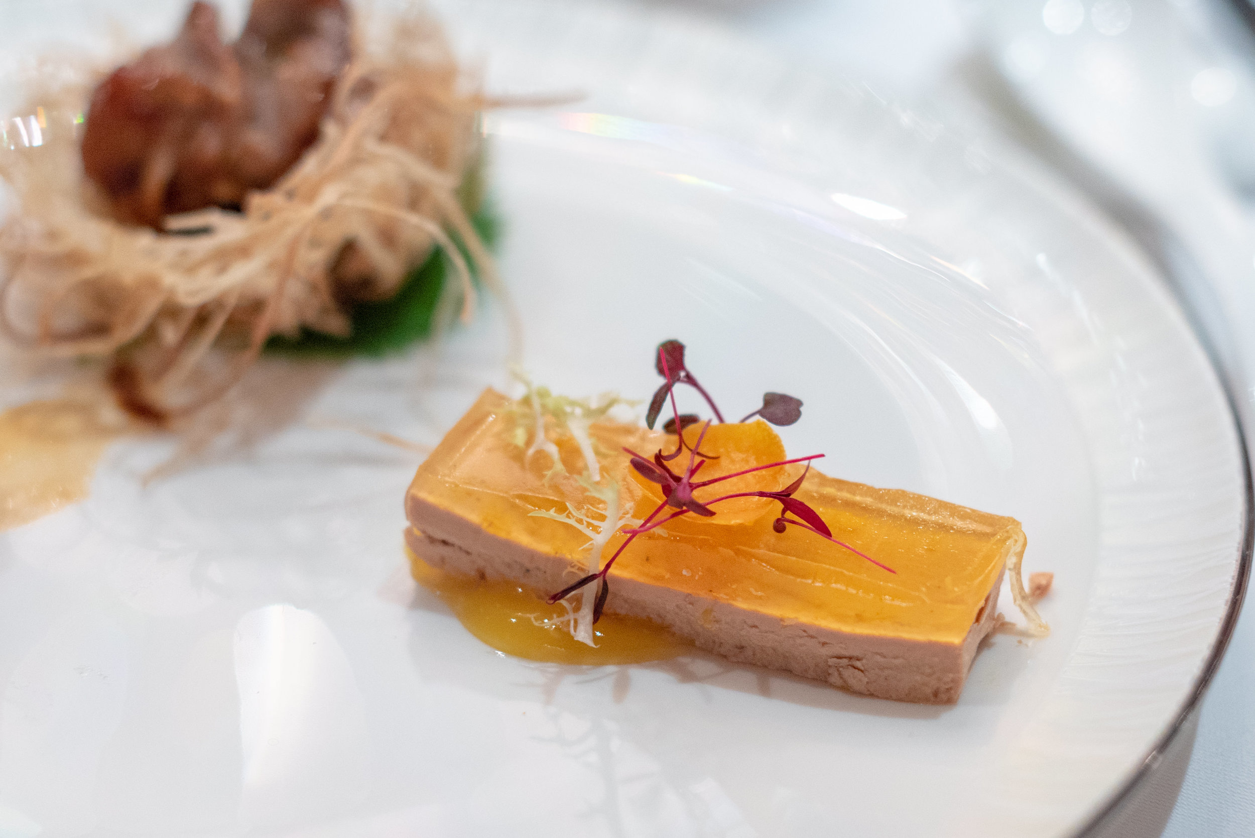 Foie Gras with Kumquat Jelly (桔子鹅肝)