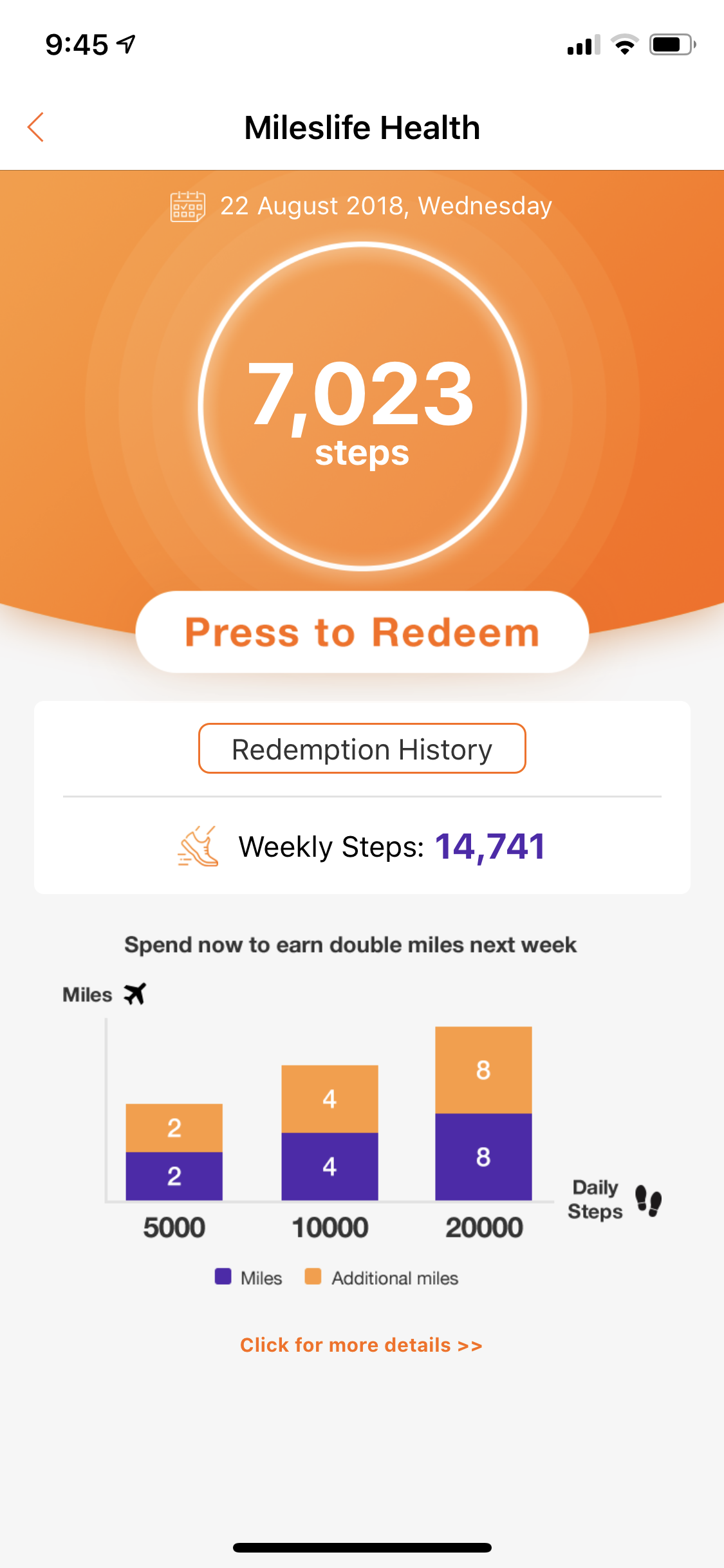 Convert Steps into Miles with Mileslife - Credit it to British Airways Executive Club to buy Avios!