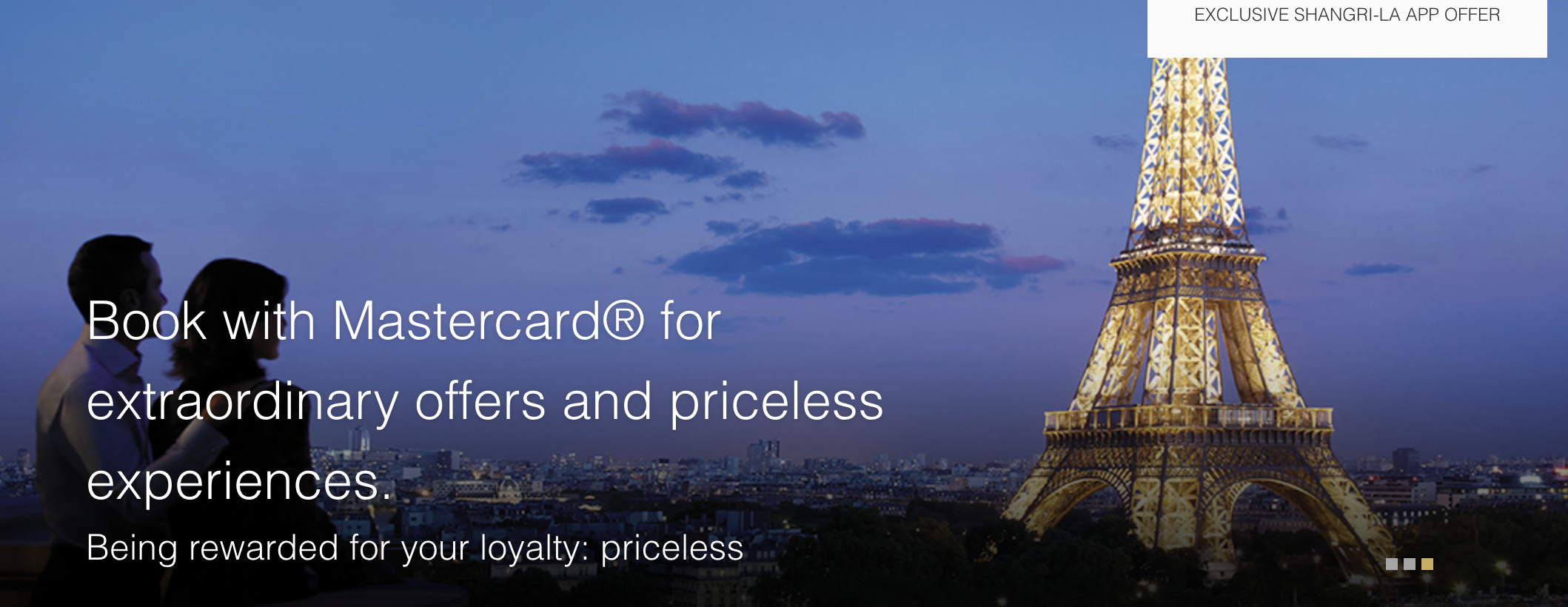 Save Mastercard in Shangri-La App to get 100 Golden Circle Points (Worth At Least USD10)