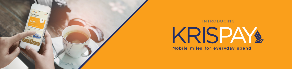 First Log In to KrisPay in November Gets 500 Miles - Get More Miles with Top Up Promotion!