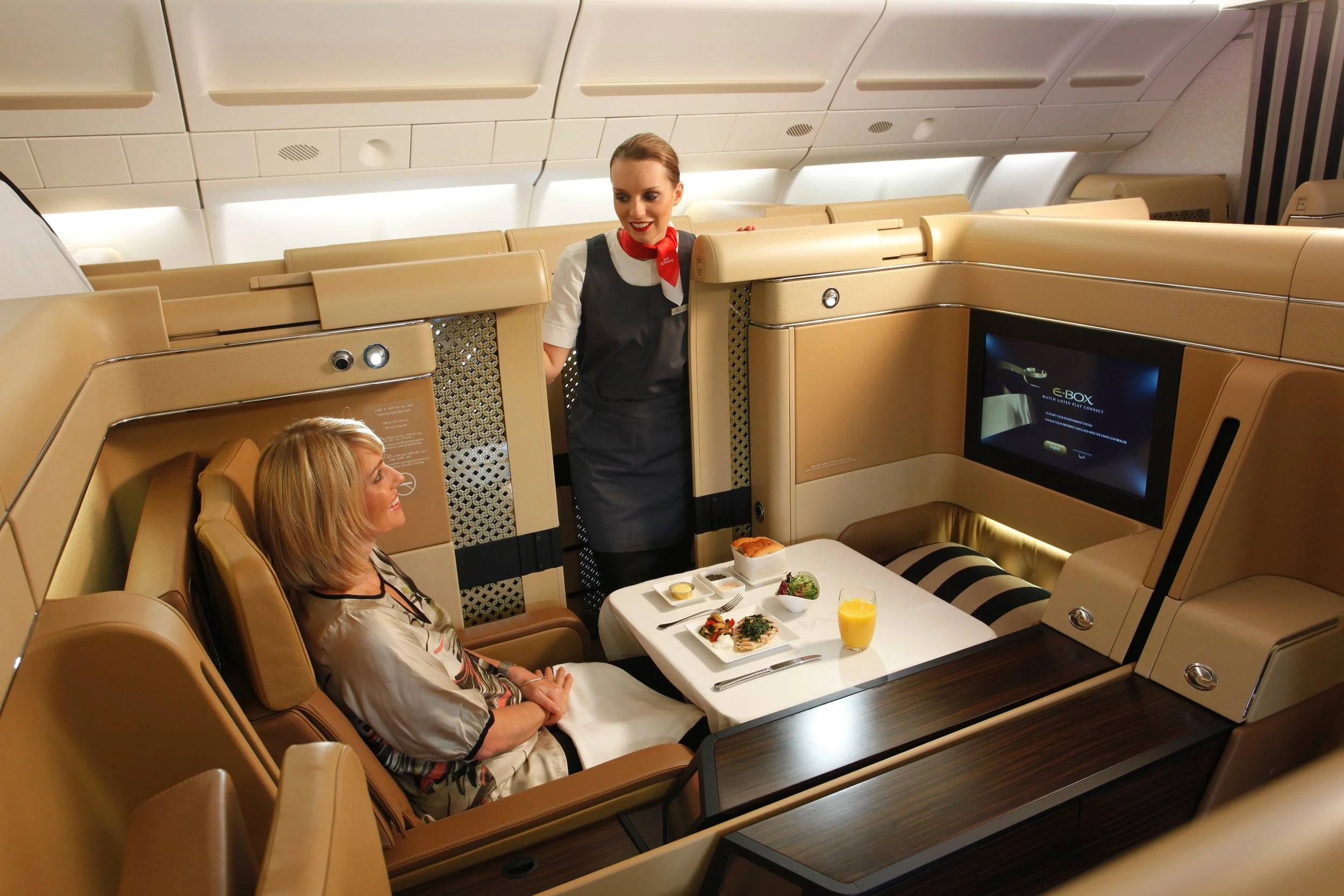 Pay for Business Class and Fly on First Class with Etihad Airways from Singapore - OCBC VOYAGE Card