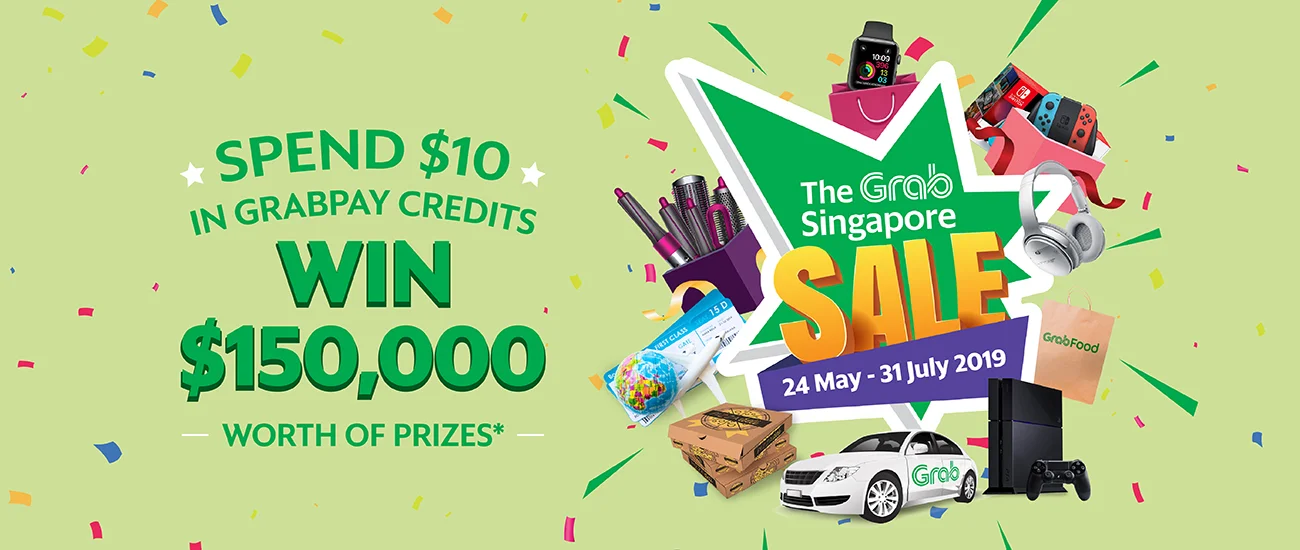 Purchase 10,000 GrabRewards Points for S$10 - 31 May to 6 June 2019 Only