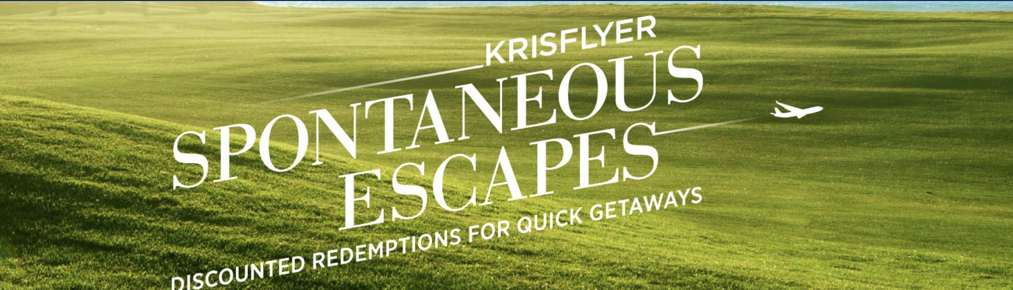 KrisFlyer Spontaneous Escapes for July 2019 Travel on Singapore Airlines and SilkAir - 30% Redemption Discount!