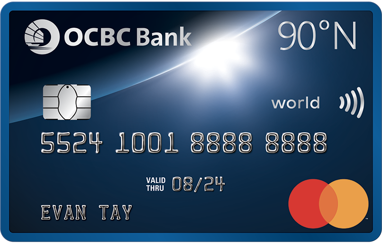 OCBC Launches New 90°N Travel Credit Card with a Launch Promo of up to 8 Miles per Dollar (No Cap!)