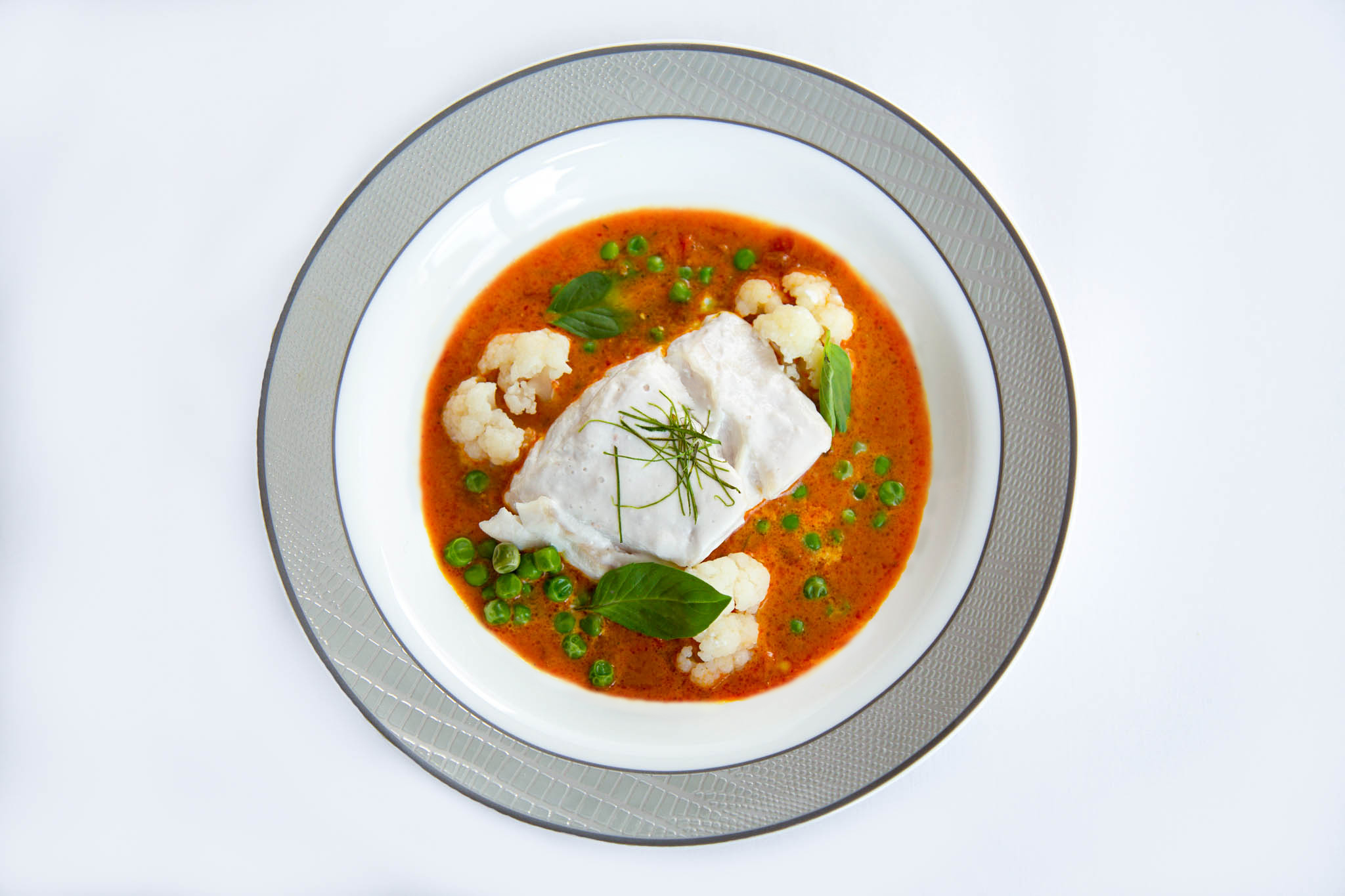Coconut Poached Fish | Photo Credit: Singapore Airlines