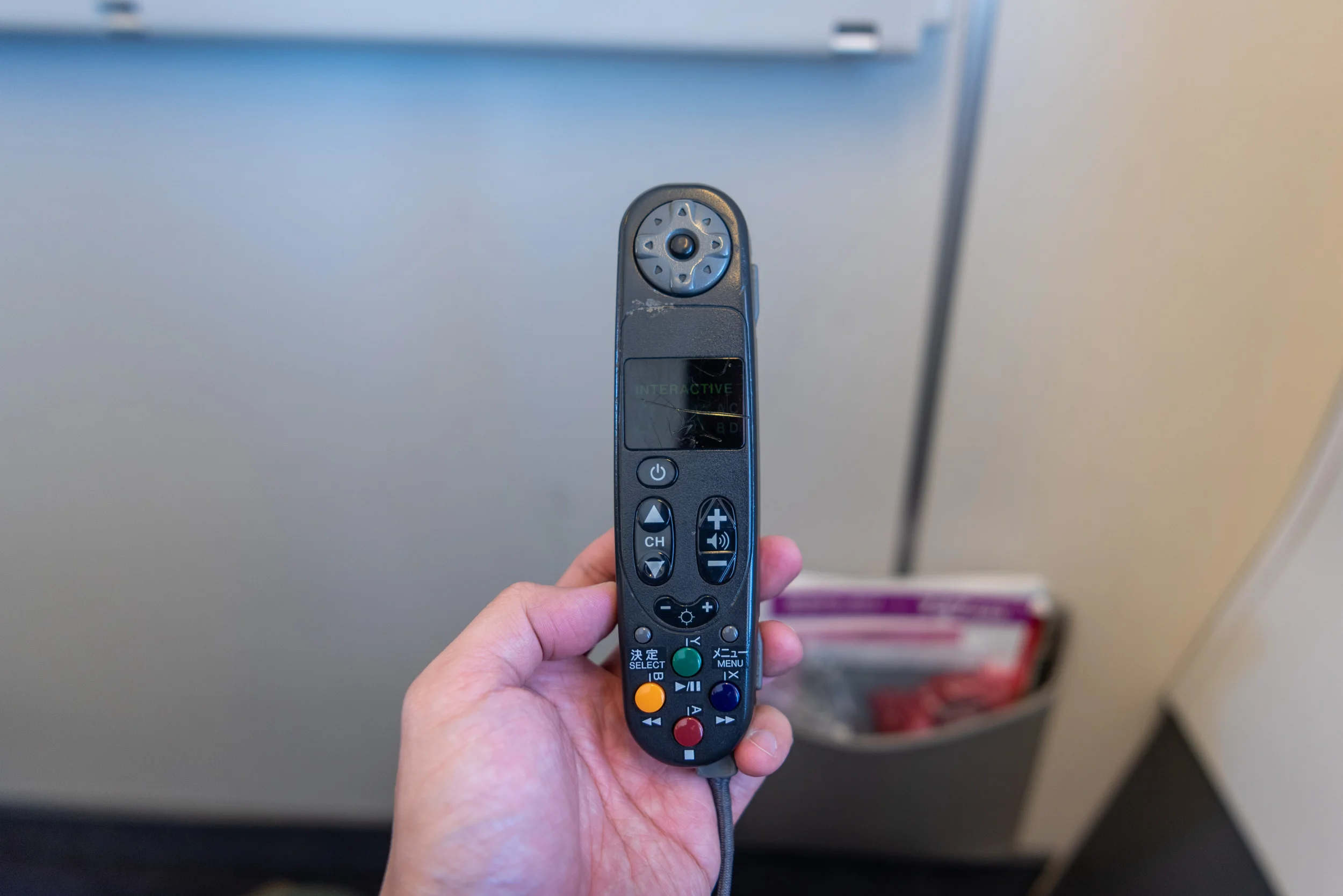 IFE Controller Japan Airlines Business Class JL805 737-800 - NRT to TPE