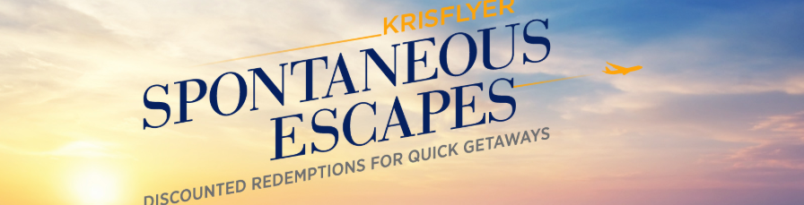 30% Discount on Required KrisFlyer Miles for Redemption Flights (January 2020) on Singapore Airlines and SilkAir - KrisFlyer Spontaneous Escapes (Redeem by 31 December 2019)