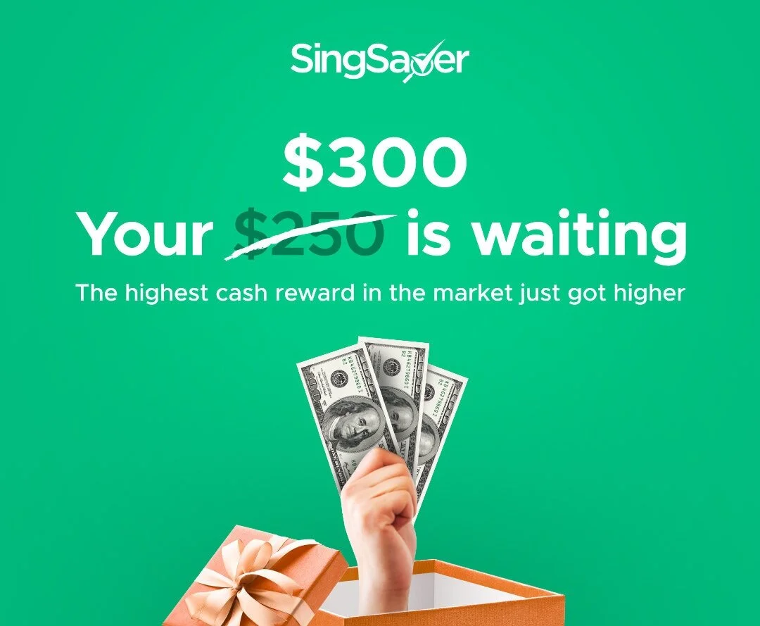 Get S$300 Cash Bonus (Deposited into Your Bank Account) with New Citi Credit Card Sign-up - before 31 December 2019!