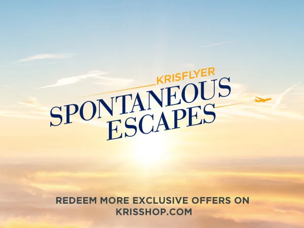 30% Discount on Required KrisFlyer Miles for Redemption Flights - Spontaneous Escapes in March 2020 on Singapore Airlines and SilkAir