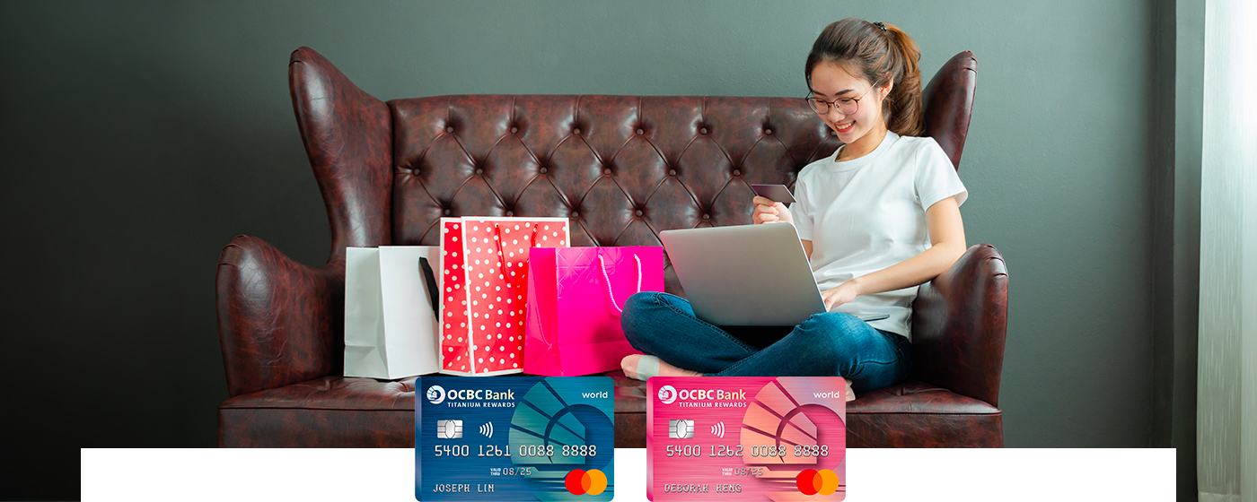 Earn 8 Miles per Dollar on Eligible Purchases made on OCBC Titanium Rewards Card (S$1,500 Spend Requirement) - Targeted Offer