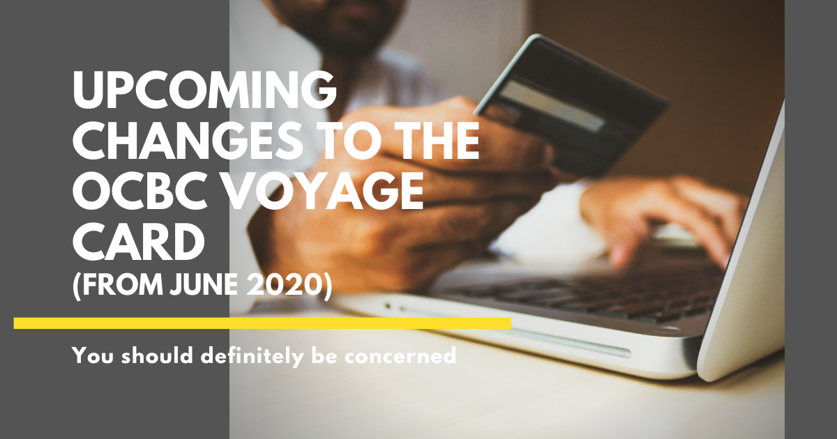 OCBC VOYAGE Card to Reduce Earn Rate and Increase Minimum Spend for Free Limousine Rides from 01 June 2020  