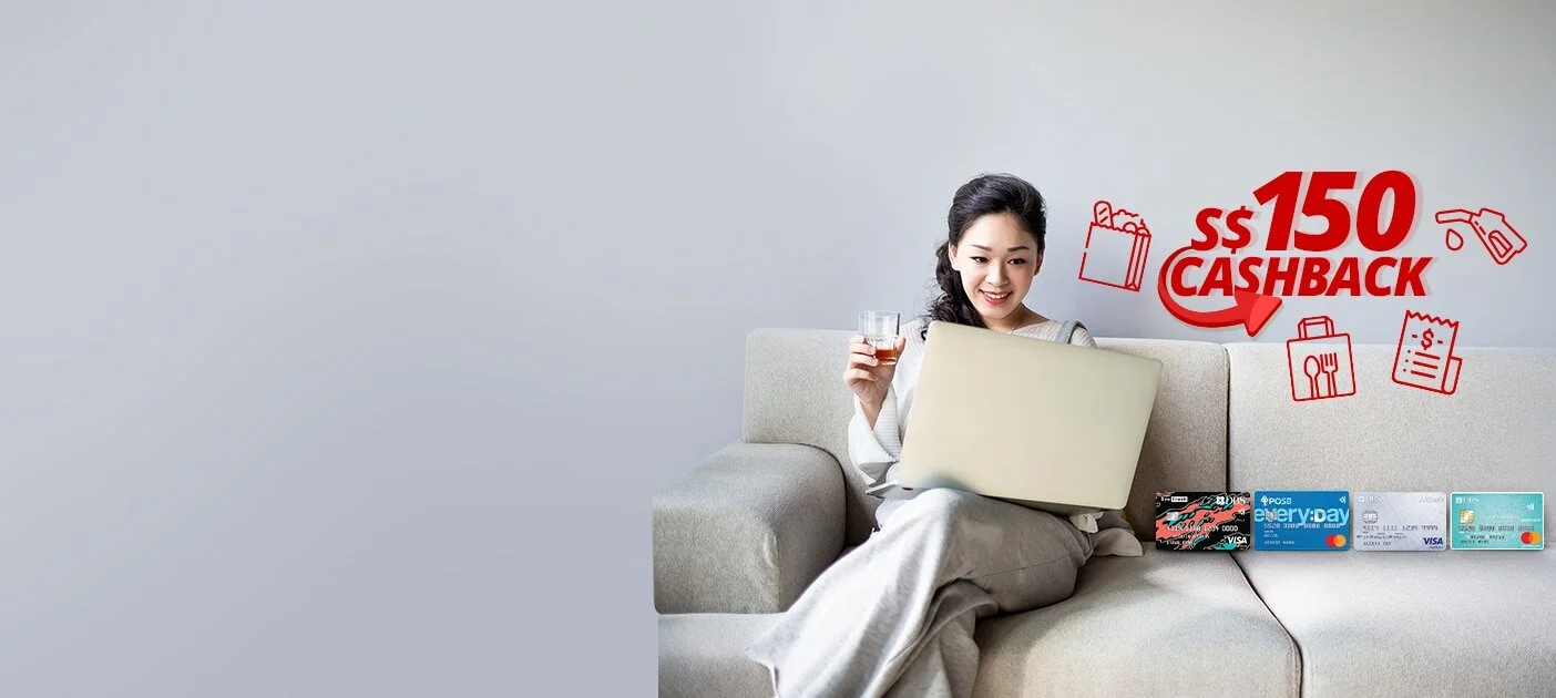 DBS Offering 100% Cashback (Capped at S$150) on Essential Spend for New Customers - 19 May 2020 to 14 August 2020!
