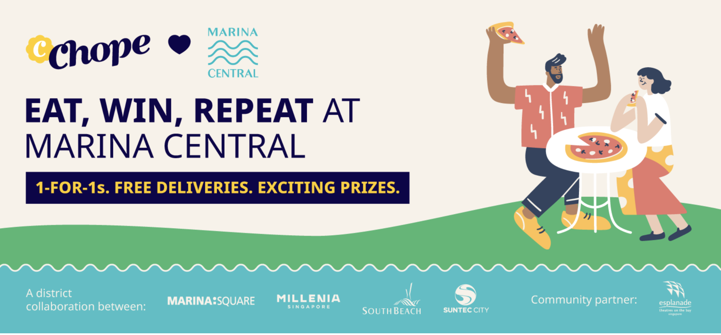 Dine Around Marina Central and Win a Free Staycation and Dining Vouchers with Chope