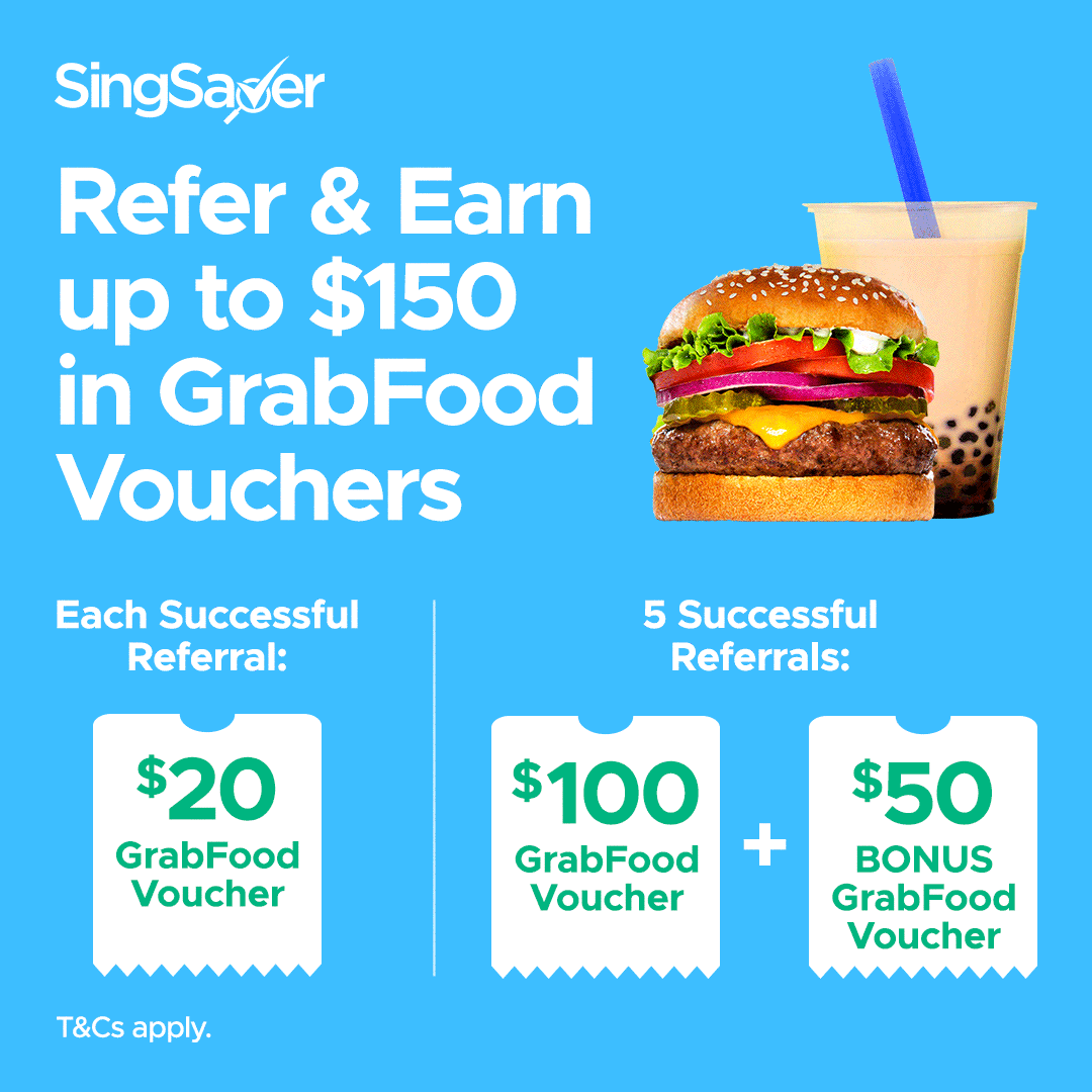 Refer Friends for Standard Chartered Card and Get Up To S$150 GrabFood Vouchers - by 31 August 2020