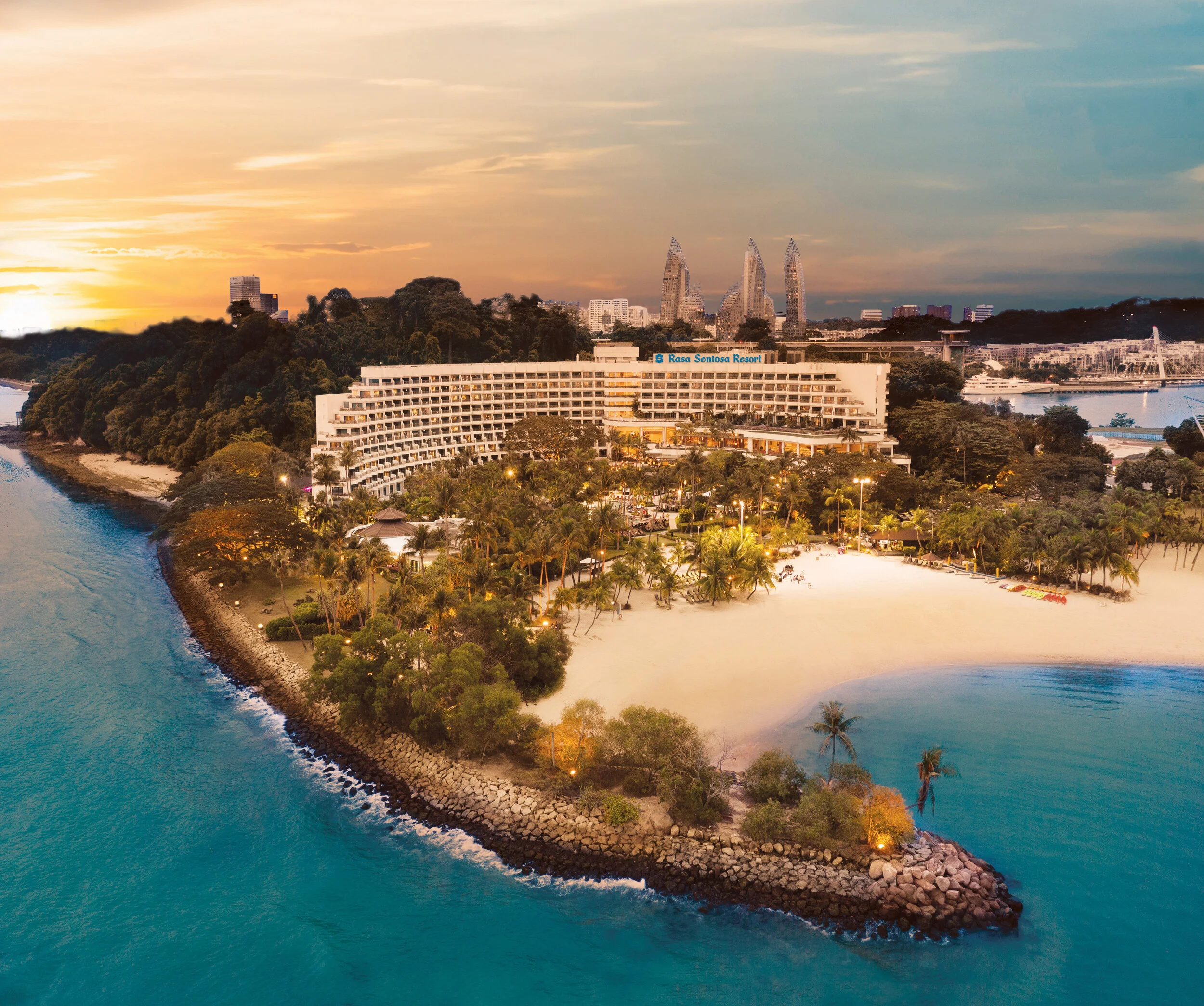 Rasa Sunset in Paradise Offering Evening Pool Access, Welcome Cocktail and BBQ Platter at Shangri-La’s Rasa Sentosa Resort &amp; Spa