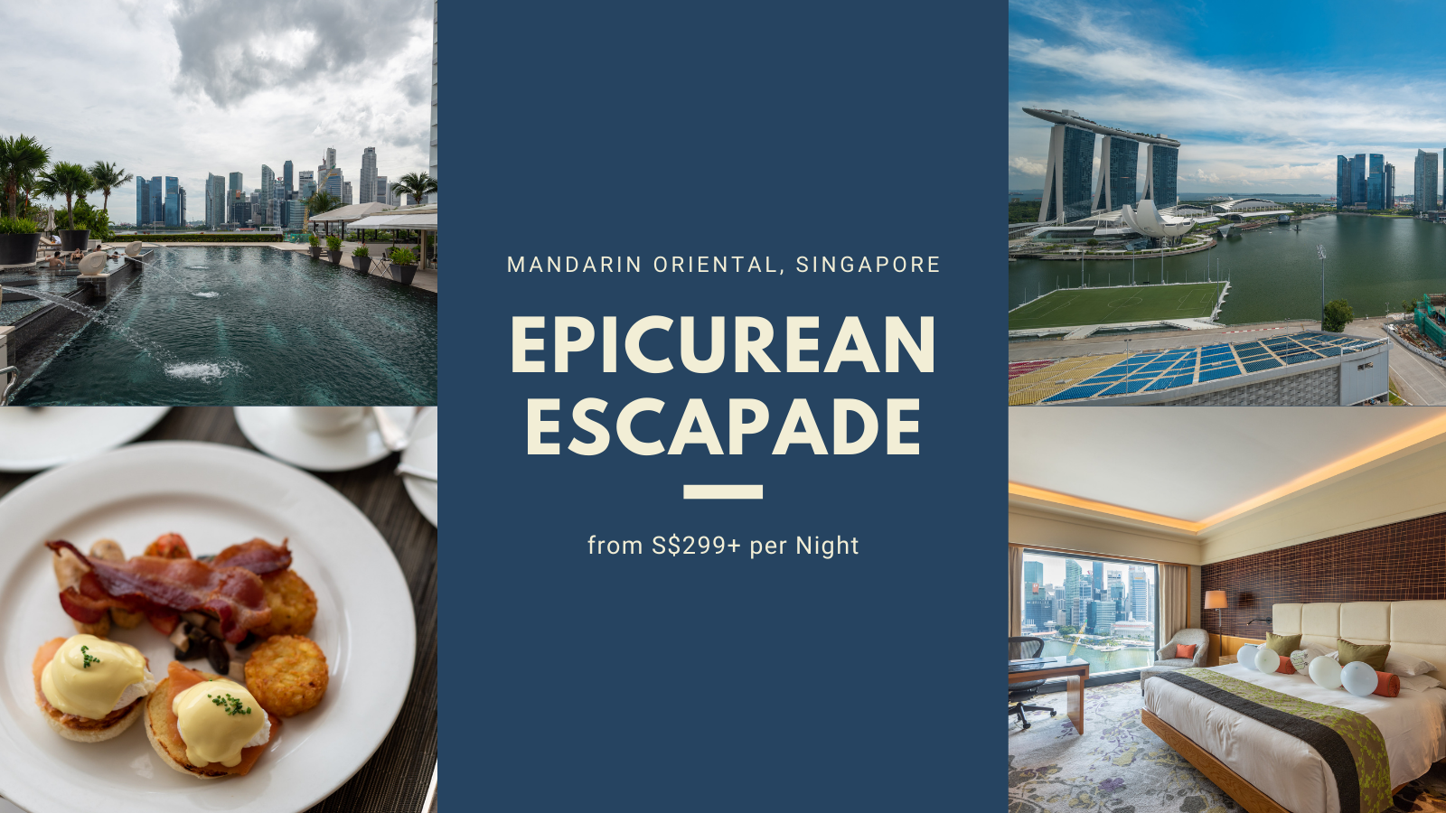 Mandarin Oriental, Singapore's Impressive 10.10 Deal (from S$299+) Includes Breakfast, 3-Course Dinner for Two and 6:00 PM Late Checkout