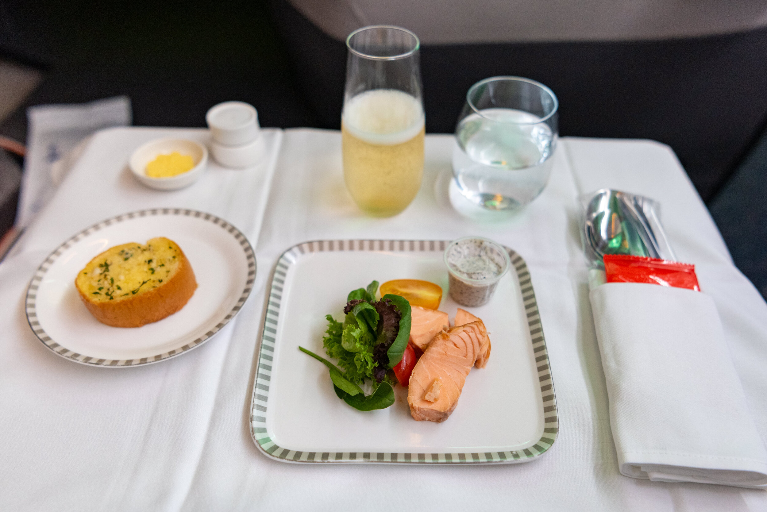 Flaked Smoked Salmon Singapore Airlines - Restaurant A380 @Changi