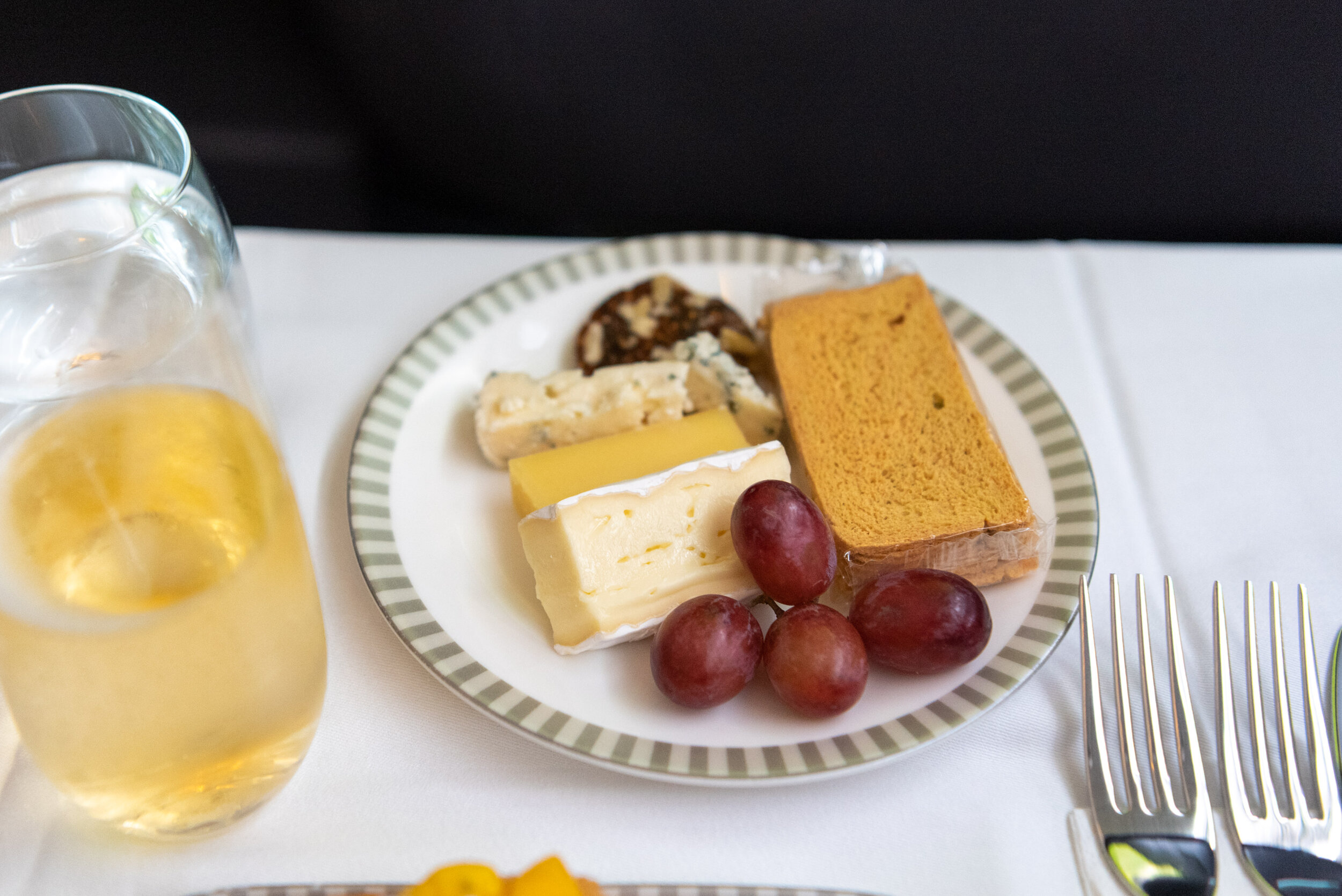 Cheese Platter Singapore Airlines - Restaurant A380 @Changi