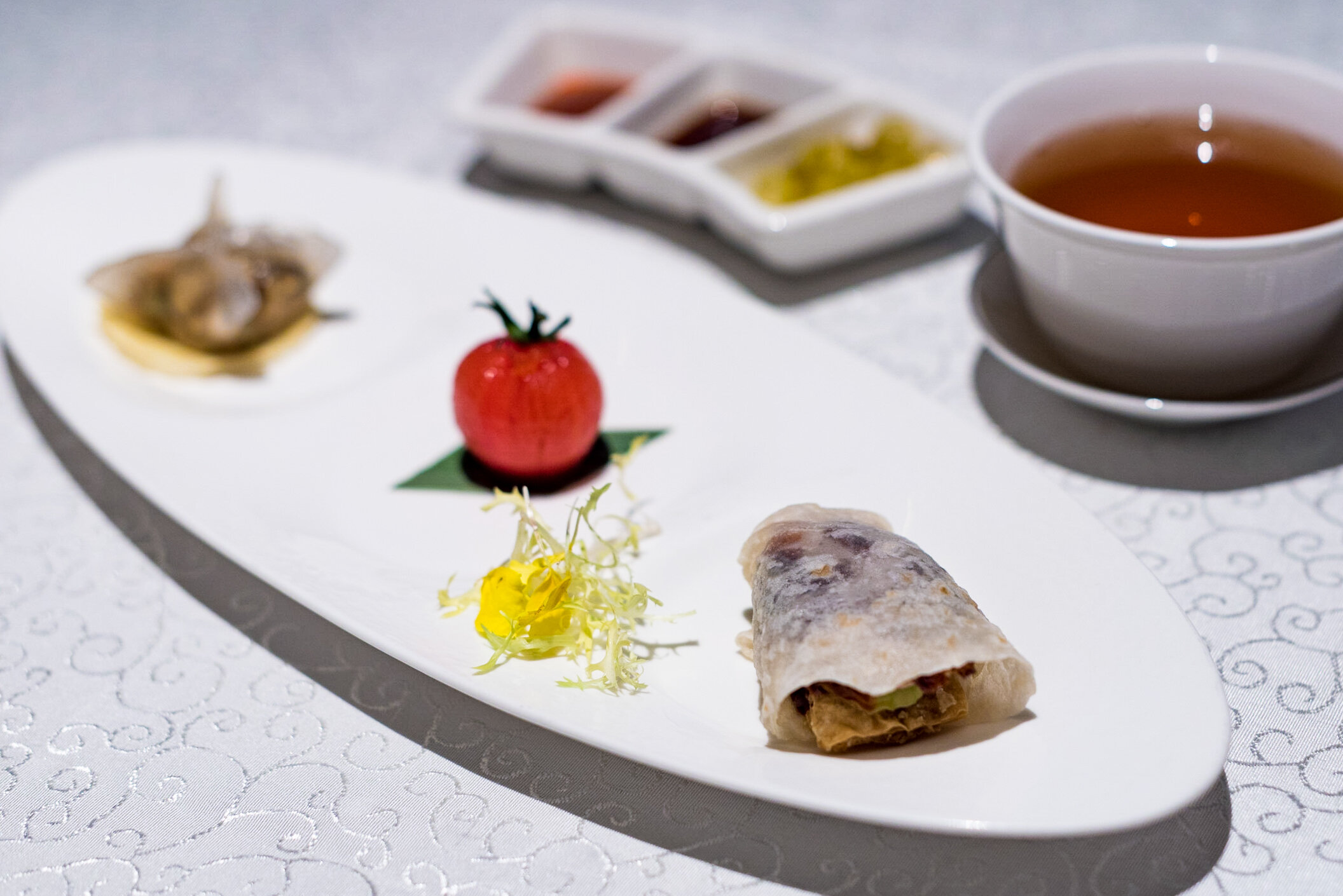 Trio of Appetisers - Hairy Crab Set Menu Yan Ting - The St. Regis Singapore