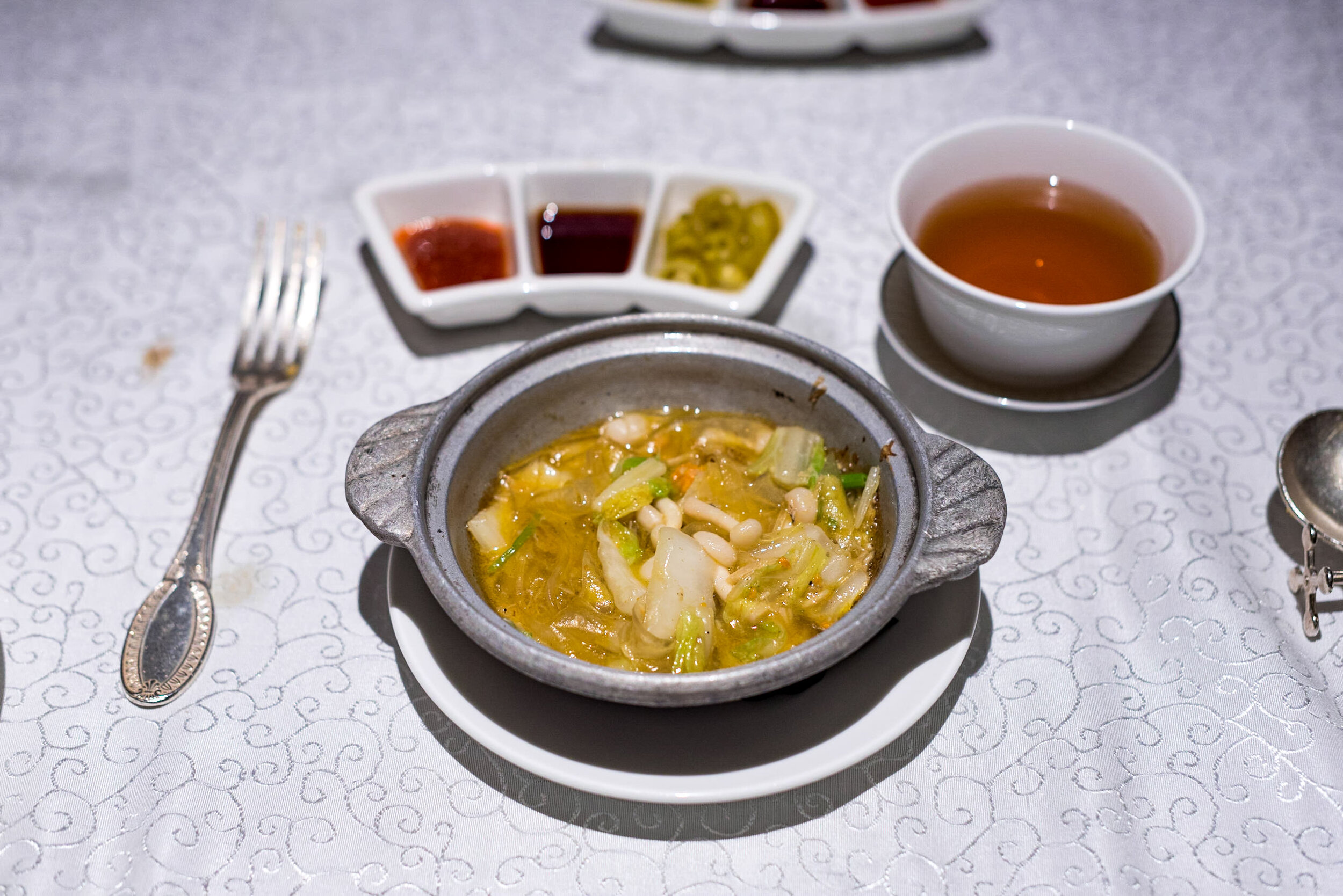 Hairy Crab Meat, Braised Mung Bean Sheets - Hairy Crab Set Menu Yan Ting - The St. Regis Singapore