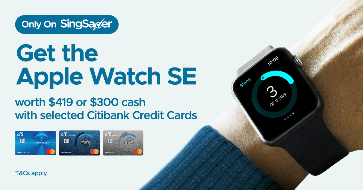 Get the Latest Apple Watch SE with Citi Credit Card Sign-ups in November 2020 - New Customers Only!
