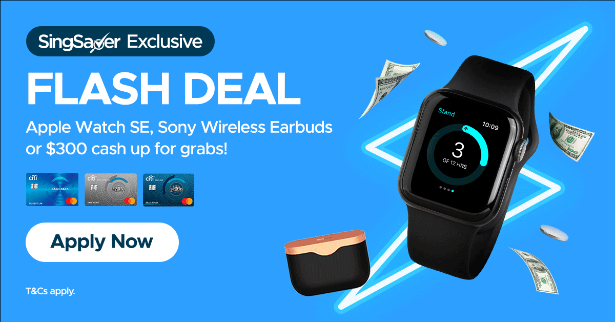 Get Apple Watch SE with Citi Credit Card Sign-up - First 50 New Customers Per Day (16-18 December 2020 Only)