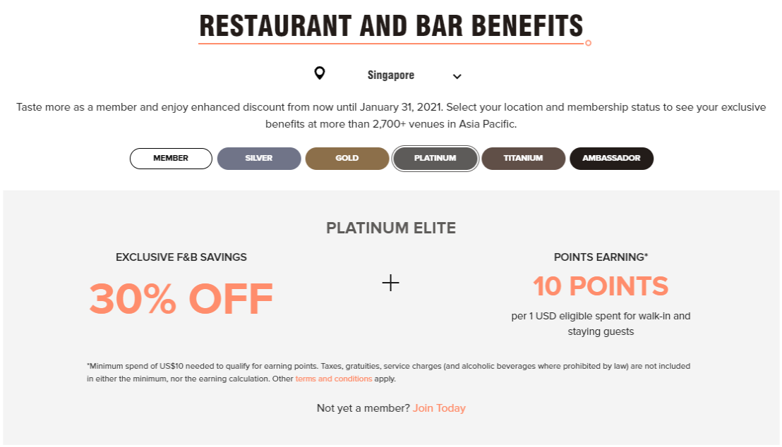 Marriott Bonvoy Extends F&B Discount of Up to 30 in AsiaPacific