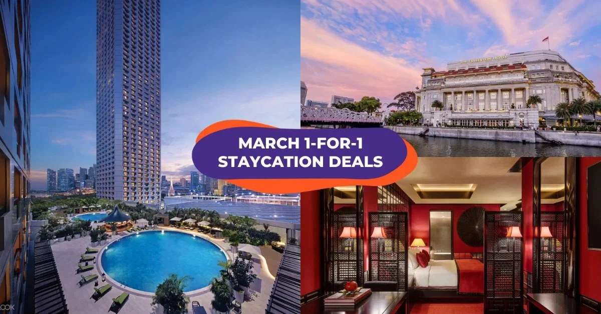 1-For-1 Staycation Offers (SRV-Eligible) at PARKROYAL COLLECTION Pickering, Mandarin Oriental, Singapore, InterContinental Singapore, and More - Book from 27-28 March 2021
